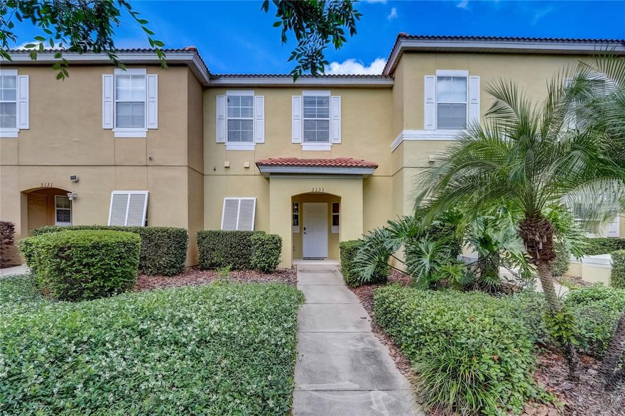 Nestled in the heart of Kissimmee, Florida, is this stunning AIRBNB APPROVED townhome that exudes charm and comfort. With 3 bedrooms 2.5 bathrooms, AND COMES FULLY FURNISHED, this townhome is perfect for families and those who love to entertain guests.
Step outside to your private screened-in HEATED pool, the perfect oasis for summer days, while the spacious patio offers a great spot for outdoor dining and relaxation.
Inside, the first floor boasts a living room, dining area, and kitchen with beautiful granite countertops and ample storage space. The open-concept layout allows for easy entertainment, while natural light floods the space, creating a warm and inviting atmosphere.
The bedrooms are spacious and provide plenty of storage, offering a relaxing retreat for everyone. The primary bedroom features an en-suite bathroom, ensuring privacy and convenience for new homeowners.
Located in a peaceful and family-friendly neighborhood, this townhome is just a short drive from the best that Kissimmee has to offer. Don't miss your chance to call this lovely home your own! The pond is accessible from the patio entrance and has a nice running or dog walking path around it.
Community features two additional pools and hot tubs, playground, and clubhouse with fitness center and game room.