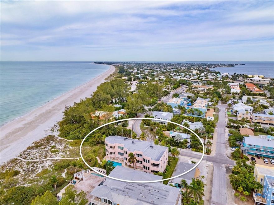 Experience the ultimate beachfront retreat at "ISLAND PARADISE 1" where LOCATION IS EVERYTHING AND THE GULF OF AMERICA VIEWS ARE STUNNING! This exceptional 2B/2B ISLAND PARADISE condo offers WEEKLY RENTALS and allowed to SLEEP 6 PERSONS and is just steps away from the pristine sandy beaches of Anna Maria Island. This newly renovated unit is a true gem, with a unique design is offered TURN-KEY furnished and creates a welcoming and stylish ambiance. From the moment you step inside, you'll be captivated by the awe-inspiring panoramic views of the Gulf, providing a daily dose of breathtaking sunsets and a constant connection to the beauty of the sea. Island Paradise 1 offers a luxurious and comfortable living space, but it's Holmes Beach central location adds to its appeal. The beach, charming shops, and delightful restaurants are all within a short walk or hop on the free island trolley. Key features of this beachfront oasis include the Hurricane impact windows, replacement of the A/C in 2020, a new roof installed in 2023, a remodel IN 2023 and a deeded one car covered parking space. With the flexibility of weekly rentals allowed, this condo provides an excellent opportunity for those looking for an investment property or a part-time residence. Don't miss the chance to make this beachfront condo your own and experience the epitome of coastal living. Embrace the sun, sea, and sand – your dream home awaits! BONUS: OWNERS ARE ALLOWED PETS (LARGE DOG or cat).