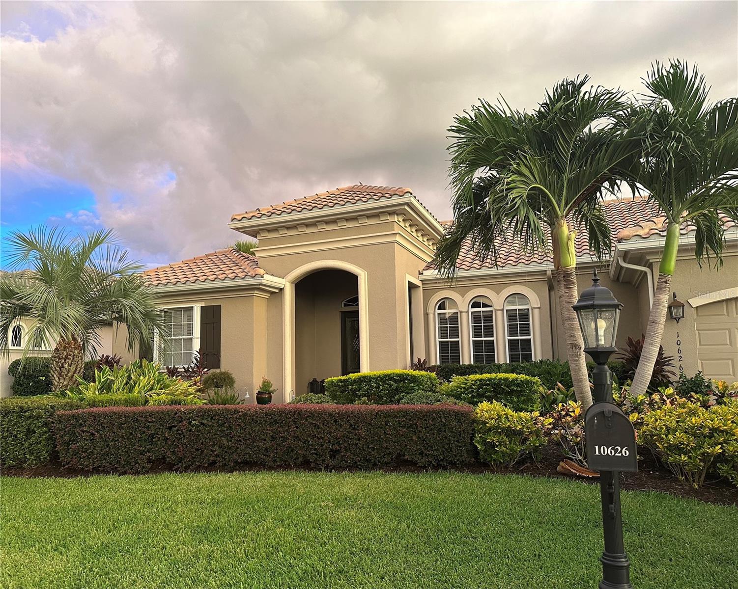 Welcome to 10626 Restoration Terrace, a beautiful 3-bedroom, 3-bathroom home located on a quiet cul-de-sac in the Waterlefe Golf and River Club. This immaculate property gives a perfect blend of luxury, comfort, and functionality, making it the ideal place to call home.
As you approach this special residence, you will be greeted by lush landscaping and a charming facade that gives outstanding curb appeal. Step inside to discover a spacious and inviting living space that is perfect for both relaxing and entertaining. The open-concept layout seamlessly connects the living room, dining area, and kitchen, creating a warm and welcoming atmosphere.
The gourmet kitchen is a chef's dream, featuring high-end appliances, granite countertops, custom cabinetry, and a large island with seating. Whether you are hosting a dinner party or preparing a family meal, this kitchen has everything you need to create culinary masterpieces. The primary suite is a true retreat, giving a peaceful sanctuary where you can unwind and rejuvenate. With it's spacious layout, two walk-in closets, and a luxurious en-suite bathroom complete with dual vanities, a soaking tub, and a separate shower, this primary suite is the epitome of comfort and style. The primary suite also gives a room extension currently used as an office, providing privacy and a quiet environment. The additional bedrooms are generously sized and gives ample closet space, a bonus/pool room with full bath and wet bar including access to patio and pool/lanai. Newer roof(2023), dishwasher(2022), and washer/dryer(2025). Seller is giving a home warranty. Waterlefe is an established community developed with fine Florida living in mind, an exceptional golf experience and on-site boatominium and kayak racks. Waterelefe is located on the Manatee River and surrounded by natural wildlife preserves with nature trails for walking and biking. Members enjoy a wide range of amenities including fine dining, casual dining, entertainment opportunities, 24/7 Fitness Center, resort-style swimming pool and Tiki Bar. Community Development District (CDD) and the Master Property Owners Association (MPOA) gives services, amenities, and safeguards to all residents and visitors.
