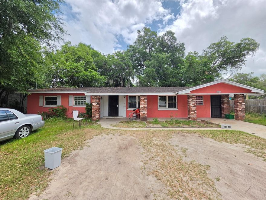 INVESTOR SPECIAL IN OCALA. Cash only. This CBS property offers serious value-add and income-producing potential. Public records show 4BR/2BA, and the property is currently configured with 8 private rooms and 2.5 baths , making it a strong setup for room rental strategy. Estimated room rents may range from $550–$600/month depending on use, management, and market conditions. Property will be vacant at closing. Needs a new roof. HVAC is working but needs attention. Sold strictly AS IS. Seller will not make repairs. Buyer must complete all due diligence and verify room count, zoning, rental use, permits, square footage, and property condition. Opportunities at this price point do not last. GREAT INVESTMENT OPPORTUNITY IN OCALA.