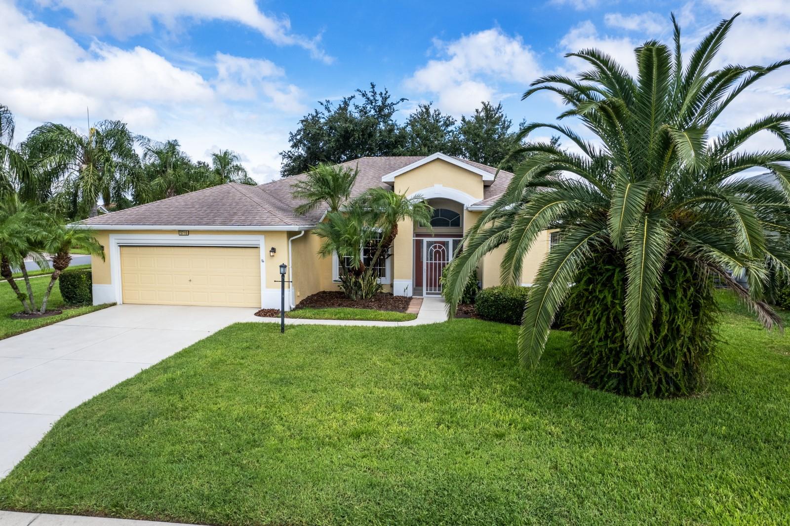 STILL WAITING FOR THAT PERFECT HOME TO HIT THE MARKET? WAIT NO MORE. THIS POPULAR SCARSBOUGH MODEL LOCATED ON A CORNER LOT WITH MATURE LANDSCAPING AND LINED WITH FLORIDA PALM TREES IS PRICED TO SELL. THREE BEDROOM SPLIT PLAN WITH A FORMAL LIVING AREA, FAMILY ROOM AND A REMODELED KITCHEN WITH STAINLESS STEEL APPLIANCES, MODERN STYLE BACKSPLASH, DEEP DRAWER CABINETS, PANTRY, AND A BREAKFAST BAR FOR THE GRANDKIDS TO HAVE A SNACK OR WATCH GRANDMA COOK. PRIMARY BEDROOM IS OVERSIZED WITH SLIDING GLASS DOORS TO THE OUTDOOR SPACE AND A GREAT VIEW OF WATER. TWO WALK IN CLOSETS. PRIMARY BATH HAS A DEEP WALK IN SHOWER WITH A SEPERATE SOAKING TUB, LINEN CLOSET, DUAL SINKS, AND A PRIVATE WATER CLOSET. NEW LIFEPROOF FLOORING INSTALLED AUGUST 2025. TWO BEDROOMS WITH A PRIVATE BATH ON THE OTHER SIDE OF THE HOUSE FOR THE FAMILY OR FRIENDS.WITH A SOUTHERN EXPOSURE YOU CAN ENJOY THE OUTDOOR SPACE ALL DAY AND EVENING. ROOF 2019 HVAC 2022. ALL OF THIS IN ONE OF CENTRAL FLORIDA'S PREMIER 55+ COMMUNITIES, LEGACY OF LEESBURG. LEGACY IS BEST KNOWN FOR IT'S WALKING TRAIL, AND ACRES OF CONSERVATION AREA. THE AFFORDABLE HOA INCLUDES INTERNET, CABLE AND YOUR LAWN MOWED. LOTS OF ACTIVITIES THAT INCLUDE PICKLEBALL, TENNIS, BOCCE JUST TO NAME A FEW. CLOSE TO SHOPPING. THERE IS ALSO ON-SITE RV STORAGE. COME SEE WHY SO MANY CALL LEGACY HOME.