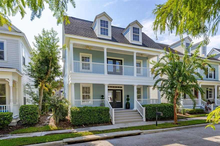 Welcome to 1241 Golden Canna Lane, a Renovated home right in the heart of East Villages, Aquila Reserve! This stunning homes boasts a perfect blend of style and comfort with 2,077 square feet of living space. With 3 bedrooms and two and a half bathrooms PLUS study, it’s just the right fit for anyone looking to settle in a friendly neighborhood. Step inside and you’ll notice the inviting open-concept layout. The large windows providing natural light, making the place feel even more spacious. Since March 2025, some great updates have been made, including new GE CAFE Style built-in appliances, Freshly painted Exterior & Interior, Garage Epoxy floors and custom NORMAN PLANTATION SHUTTERS along with ZEBRA BLINDS for that added touch of privacy and flair.  The ROOF was replaced in 2022, HVAC in 2018 and high efficiency HYBRID HOT WATER HEATER in 2025. The kitchen is a cook’s dream, featuring a breakfast bar, sleek granite countertops, and top-notch stainless steel appliances like a French door double oven and 6 burner GAS stove. Whether you’re whipping up a quick breakfast or hosting a dinner party, this kitchen has got you covered. Right next to it, the gathering room is perfect for hanging out, complete with a Samsung Frame TV. The primary suite is your own private escape, featuring a spa-like bathroom with modern amenities and a custom closet for all your storage needs. The secondary bedrooms are cozy and bright, with engineered hardwood floors that add a warm touch. Step outside to the backyard and you’ll find a private patio and courtyard that are perfect for barbecues or just relaxing under the stars. The custom BRICK BUILT-IN BBQ makes Outdoor cooking a breeze, and the permeable paving is a thoughtful touch for eco-friendly living. Plus, the attached garage comes with extra storage space. The home is equipped with modern conveniences like SMART LIGHTS, and SMART THERMOSTAT, ensuring your comfort and peace of mind. If you're looking for a comfortable, stylish place to call home in one of Florida’s most charming communities, 1241 Golden Canna Lane is the perfect choice.  This home is close to Downtown Celebration and Walt Disney World property. Come see for yourself and experience all it has to offer!