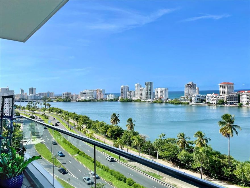 Rare opportunity to own a masterpiece in Miramar's coveted and exclusive Cosmopolitan Condominium. This luxurious 3 bedrooms, 3 en suite bathrooms plus powder room apartment, enjoys a front row seat, on its wrap-around balcony, to breathtaking views of the Condado Lagoon, Atlantic Ocean and Cityscape. This unit is sold completely furnished; Superior Roche Bobois pieces, Miele appliances, monogram, integrated speaker system throughout and a superbly detailed Reynold Rodríguez custom built kitchen, 2 underground parking spaces and private storage. 

Condo amenities includes 24 hour security, conference room, gym, and visitor parking.  A very well appointed clubhouse and entertainment area is positioned to provide its privileged residents with game room pool table, flatscreen TV, catering kitchen in which to enjoy gatherings around the infinity pool and BBQ area, or a relaxed opportunity to take in all its surrounding landmarks. 

Cosmopolitan is home to the best. Walking distance to trendy restaurants, shops, movie theater, lagoon boardwalk and easy access to highways and main avenues  make this Miramar address one to be desired.
Hazard Insurance: $4,053.78 annually