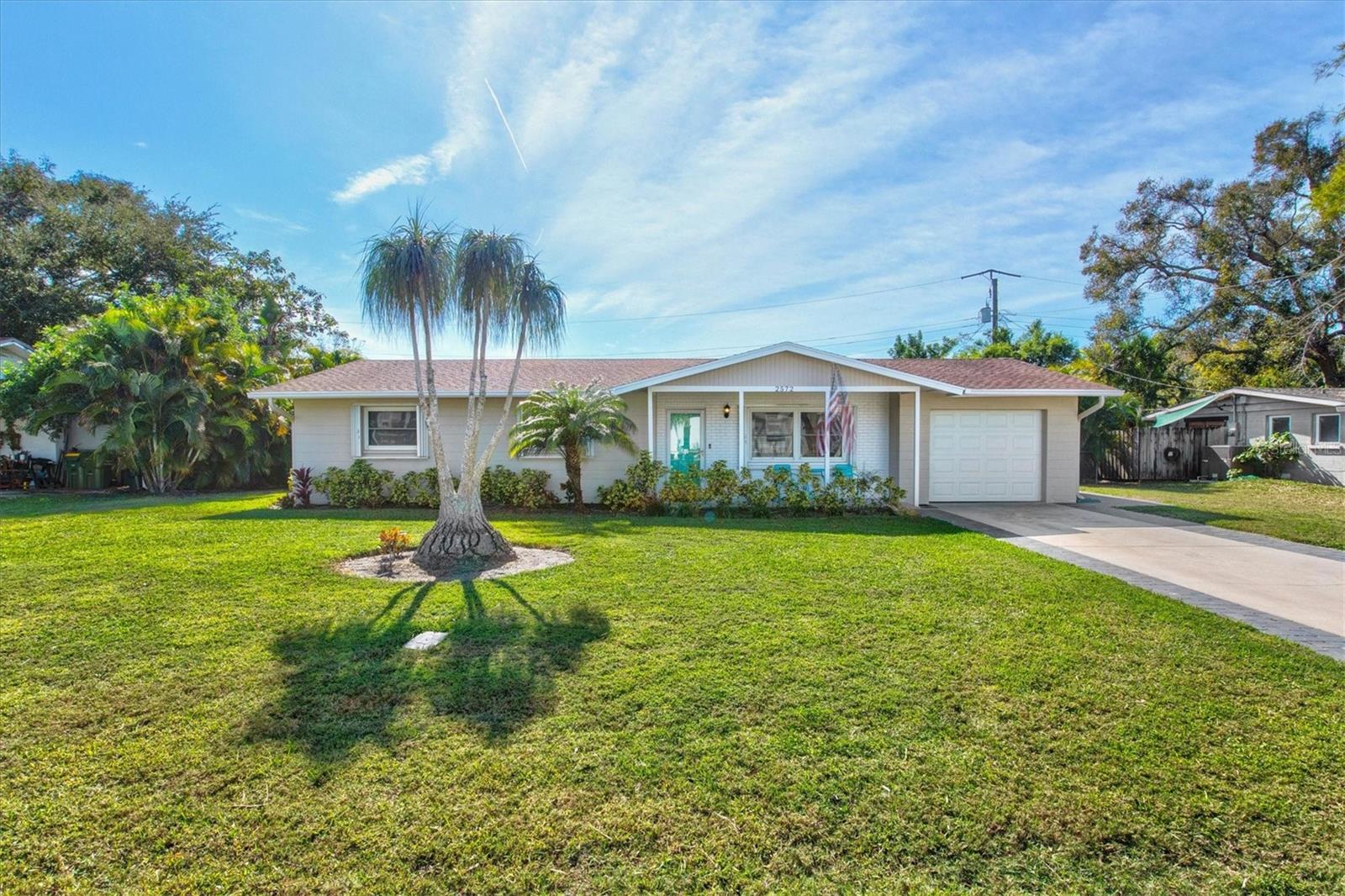 Welcome to the JefferSun House- a light & bright breath of fresh air & sunshine just minutes from world famous beaches & downtown Sarasota. This turnkey furnished 3 bedroom 2 bathroom heated pool home sleeps 8 & offers a private, fully fenced backyard w/ heated pool & BBQ grill. We are a dog friendly house, walkable to Arlington Park w/ its own dog park, walking trails & tennis courts. With a chef's kitchen & separate dining area you can bring the entire family & have the best of Sarasota at your fingertips.