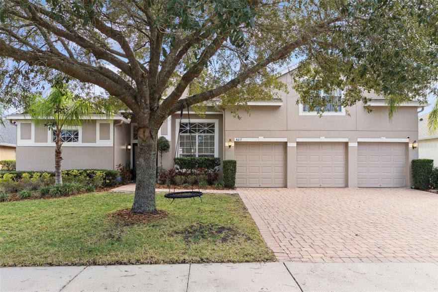 Beautiful Executive pool home with over 3,500 square feet of living space, conveniently located off Lake Emma Road. Brentwood Club is a one-street gated community in Longwood, minutes from desirable Seminole County schools, local restaurants, recreation, and grocery stores in Lake Mary. This spacious home has tons of flex space! Starting with the three-car garage paver driveway providing parking for six cars. The front entrance opens to high ceilings, a view of the custom pool through the combined living room and dining room, perfect for entertaining. The private office by the front door is perfect for working from home or as a fifth bedroom. The bedrooms are in a split layout, with the primary bedroom suite located in its own wing of the home for ultimate privacy. High ceilings, new wood floors, double closets, a workout room with a Tonal Wall Fitness System, a large ensuite with a soaking tub, a separate shower, a private toilet, and double vanities make this a true retreat for relaxing and unwinding. The layout flows into the large in-kitchen dining space, opening to the beautifully updated kitchen overlooking the family room. The hallway leads to an office nook, three more bedrooms, and large bathrooms. The second-floor loft is spacious and open - perfect space as a home office, media room, playroom, or as a sixth bedroom. Enjoy outdoor living with a covered patio, hot tub, and a new, screen-enclosed custom pool. Go out into the fenced backyard and enjoy plenty of space to play, garden, and BBQ on the paver patio overlooking the open green space behind the subdivision. This large home has been fully updated and is priced to sell! Check out the video tour and schedule your private showing today.
