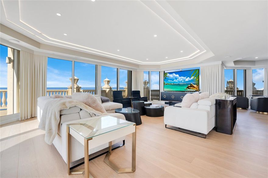 Discover this exquisite fully renovated Penthouse with Unparalleled Gulf-to-Bay View. Experience luxury redefined in this exclusive, fully renovated penthouse in the highly sought-after Club Brittany at Park Shore. Boasting stunning 270-degree Gulf-to-Bay views, this 4-bedroom + private den, 4.5 bathroom masterpiece has undergone a top-to-bottom transformation featuring only the finest in craftmanship and materials. As you enter through your private elevator into one of just three exclusive penthouse at The Club at Brittany you are offered unmatched privacy and sophistication. Every detail of this professionally redesigned residence impresses-from the grand unobstructed views to the expansive outdoor balcony, perfect for taking in Naples' famous breathtaking sunsets. The gourmet kitchen is a chef's dream, equipped the top-of-the-line appliances, custom cabinetry and elegant wood flooring through the home. Each bathroom has been fully renovated with spa-inspired finishes, further elevating the home's elegance and comfort. This once-in-a-lifetime offering also includes; three unground dedicated parking spaces, a private storage unit, Private Poolside Cabana and all that The Club at Brittany, Naples has to offer. The Club at Brittany is luxury at your doorstep nestled in the prestigious Park Shore neighborhood, The Club at Brittany offers resort-style amenities which include; the largest lap lane pool on Park Shore with a pool deck that is fully furnished with Castelle chat sets and loungers, Tucci umbrellas along with garden and gulf views. Additional amenities abound! Tennis and Bocce courts, Firepit with custom seating, Direct Beach Access, Jacuzzi, Covered Grill Pavilion with two industrial grade grills, stone counter prep surfaces, ice maker, sink and mini refrigerator for those perfect Après Dining Florida evenings. All of this and just steps from the Venetian Village Shops, Trendy Restaurants and the Park Shore Marina. Don't miss this rare opportunity to own this iconic Naples Penthouse. Call today to schedule your private viewing, you new address to impress awaits.