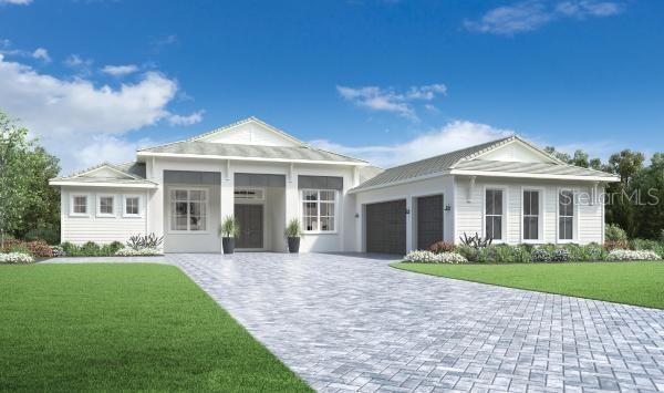 One or more photo(s) has been virtually staged. Under Construction. This beautifully designed, quick move-in home with private pool blends modern comfort and timeless elegance. The open-concept kitchen flows effortlessly into the great room and dining area, perfect for entertaining or relaxing with family. A 10-foot multi-slide glass door opens to an expansive covered lanai overlooking a serene wooded backdrop—an ideal space to enjoy the custom designed pool and outdoor oasis. Inside, enjoy upscale finishes like gorgeous hardwood floors, designer fixtures, and a layout built for both functionality and style. Set in an exceptional community with resort-style amenities, this home offers the lifestyle you’ve always imagined—today and for years to come. Don't miss out—schedule your private tour and start envisioning your future here.