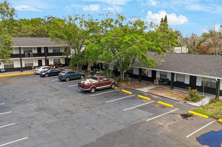 Well-maintained 15-unit multifamily complex in a highly desirable Clearwater location just minutes from the Missouri Ave Business District, Largo schools, and public transportation. This property features a strong unit mix of nine 1-bedroom and six 2-bedroom apartments across one- and two-story concrete block/stucco buildings. The complex offers 24 parking spaces, a guest laundry room, and a large rear yard with value-add potential. The expansive backyard provides an excellent opportunity to generate additional income through boat and RV storage. Historically 100 occupied, this property has demonstrated consistent performance. The current owner has renovated several units, including tile flooring upgrades and updated A/C systems. Major capital improvements include a brand-new roof (2024) and a new fire alarm system servicing the entire complex.

Solid block construction, strong rental history, and additional income potential make this a compelling investment in one of Clearwater’s most accessible and growing corridors.