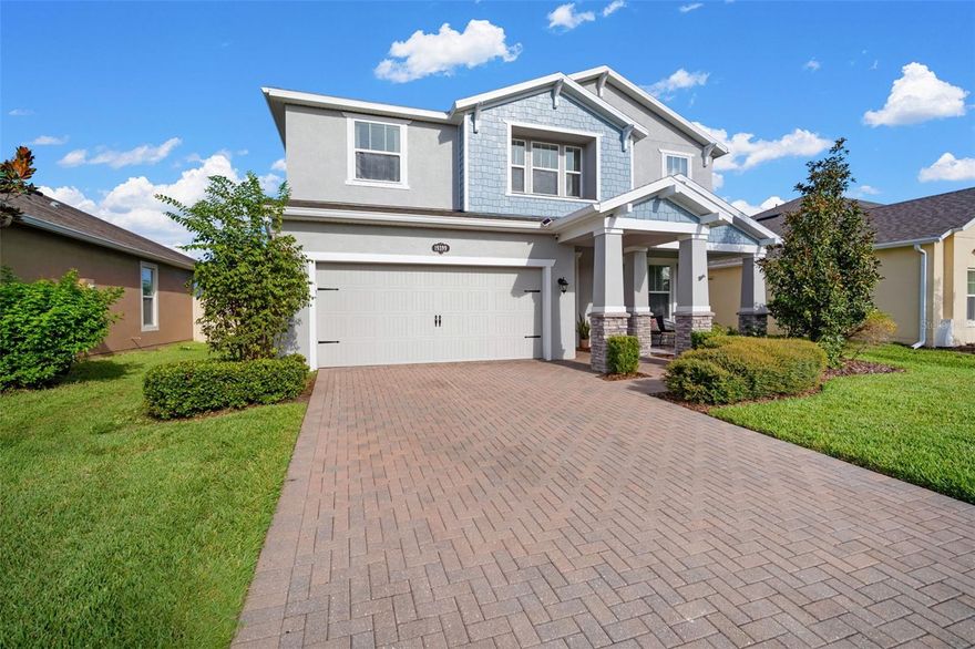 Welcome to Long Lake Ranch, Tampa Bay’s award-winning community in Lutz! This beautiful lakefront 4BR + Loft, 3.5BA, 2,643 sq ft home sits on a premium lot within an A-rated school zone and offers the best of Florida living. The open-concept layout features a gourmet kitchen with Cambria quartz counters, large island, 42" white cabinetry, Whirlpool Gold Series appliances, and double oven. A spacious family room flows to an extended covered lanai overlooking tranquil lake views—perfect for entertaining or unwinding. The owner’s suite offers a tray ceiling, oversized walk-in closet, and spa-inspired bath with dual vanities and frameless shower. A private en-suite bedroom is ideal for guests.
Residents enjoy resort-style amenities including a pool with splash zone, tennis and basketball courts, dog park, playgrounds, and scenic picnic areas. Long Lake Ranch surrounds a 40-acre lake for fishing and kayaking, with acres of lush conservation and wetlands. Conveniently located near shopping, dining, golf, and beaches with easy access to SR-54, Suncoast Parkway, US-41, I-75, and Tampa International Airport. Experience lakefront living in a vibrant, family-friendly community—move-in ready and beautifully maintained!