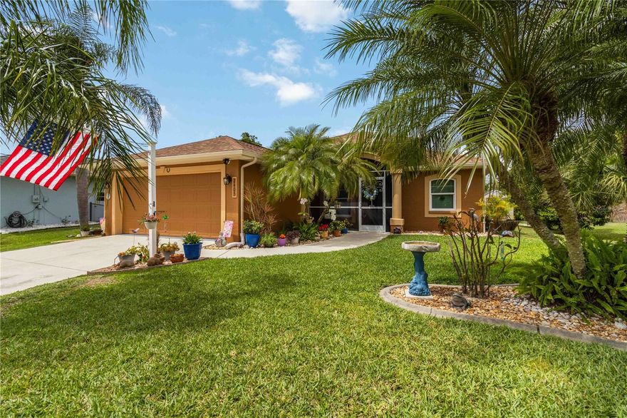 Welcome to 2405 Yalta Terrace in beautiful North Port, Florida. This exceptional single-family home truly stands out as one of the most meticulously maintained and lovingly cared-for properties in the area.Built by Windemere Homes, this residence showcases pride of ownership at every turn, with thoughtful updates and upgrades that provide both peace of mind and modern convenience. The home features a new roof installed in May 2021 and a freshly painted exterior completed in February 2026, giving it outstanding curb appeal and long-term durability. Hurricane impact windows and sliding doors, new for 2026, provide added protection and valuable peace of mind during Florida’s storm season.Outdoor living is a dream here, highlighted by an extended lanai that provides the perfect space for relaxing or entertaining. The pool area has been extensively updated with a renovated pool cage (April 2023), including new screen paneling, stainless steel hardware, freshly painted aluminum framing, and new entry doors. A solar pool heater enhances energy efficiency, extending your swimming season. Additional recent improvements include a new well pump (May 2025), a RainSoft water system (June 2024), and a reverse osmosis system, ensuring high-quality water throughout the home. A new utility shed, added in March 2024, offers extra storage for tools and outdoor equipment.Ideally located, this home provides convenient access to shopping and dining at CocoPlum Village Shops, as well as easy drives to some of Southwest Florida’s most beautiful beaches, including Englewood, Venice, and Siesta Key. Sports enthusiasts will also appreciate the proximity to Atlanta Braves spring training facilities.This is a rare opportunity to own a move-in-ready home where every detail has been carefully maintained and upgraded. Experience the perfect blend of comfort, quality, and Florida lifestyle living at 2405 Yalta Terrace.