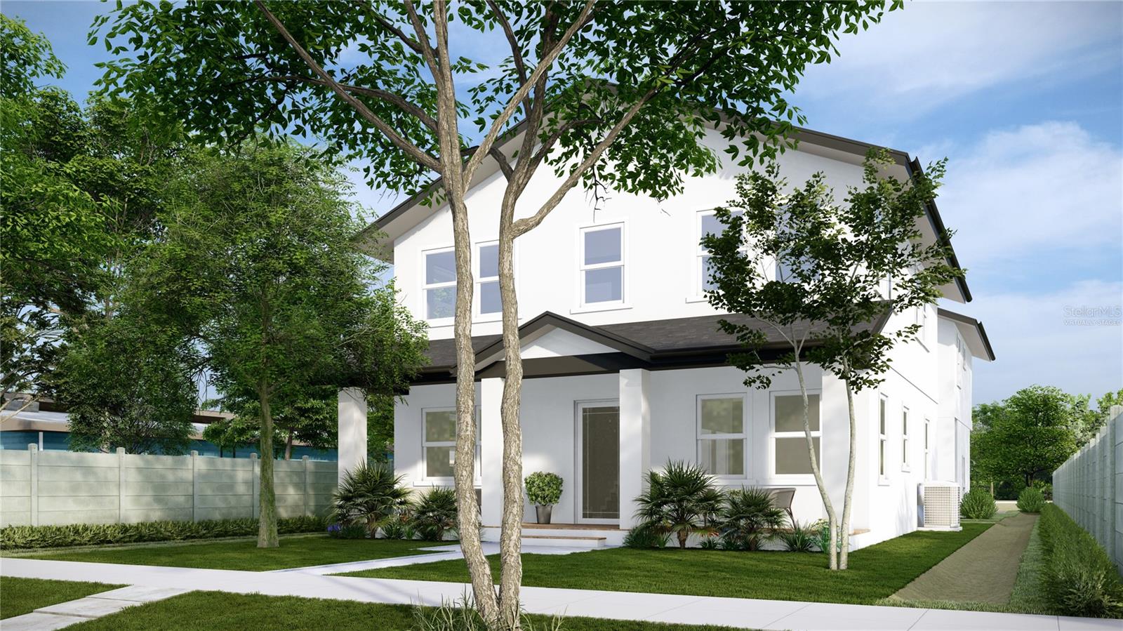 One or more photo(s) has been virtually staged. Under Construction. New construction luxury residence in the heart of St. Petersburg with attached 2/1 ADU! Offering unmatched flexibility, thoughtful design, and premium finishes throughout. With 5 bedrooms, 5 bathrooms, and a rare attached two bedroom ADU unit, this home is perfect for multigenerational living, guest accommodations, or generating additional income.
Step into a spacious reception area that leads to a separate formal dining room, large living room, and thoughtfully designed kitchen. The main living level features a private study, office, family room, and a versatile bonus room that can serve as an oversized walk-in closet, home gym, or creative space. The attached ADU offers two bedrooms, one bathroom, in unit laundry and kitchen and has separate access to the main house.
A true standout, this property offers a 3-car garage plus 3 additional off-street parking spaces, providing convenience rarely found in new construction. Enjoy seamless indoor-outdoor living from the expansive front lanai, perfect for relaxing mornings or hosting guests in style.
Every detail has been carefully curated — from the open-concept layout to the top-of-the-line finishes — creating a modern, functional, and beautifully crafted home built for how you live today.
Don't miss your chance to own this unique, high-end property that combines luxury, location, and livability in one exceptional package. Images are renderings of the property as it is currently under construction. The lot is currently being split and will have two separate new construction homes, each on roughly half the listed lot. This listing is for one of the two units.