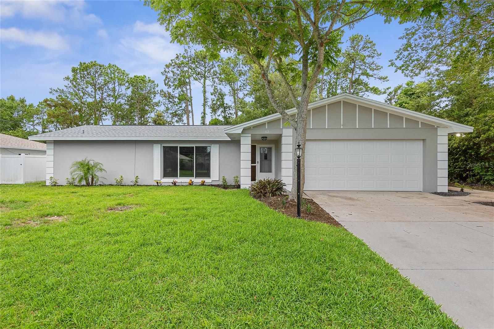 This beautifully renovated home in the sought-after Indian Trails neighborhood is practically brand new! Recent upgrades include fresh interior and exterior paint, brand-new flooring throughout, updated kitchen and bathrooms, and a new garage door and opener (2025). Major systems have been taken care of with a new roof (2019), new HVAC (2024), and hurricane-rated windows and sliders (2023). Enjoy the spacious screened-in lanai that overlooks a huge 80x150 lot backing up to a peaceful reserve—plenty of room to relax, entertain, or even add a pool. A large shed adds extra storage space. This move-in ready home offers peace of mind and modern comfort—just bring your things and settle in!
This home offers modern comfort and lasting peace of mind—all that’s left to do is move in! Conveniently located close to shopping, dining, and just 15 minutes to the beach.