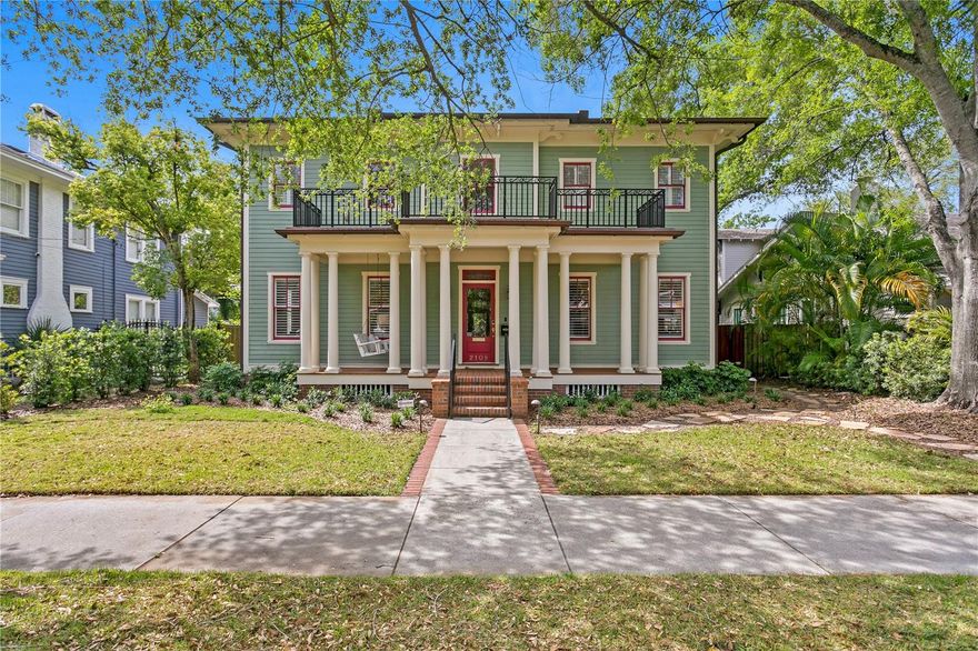 Under contract, accepting back-ups. Welcome to your charming oasis in the heart of South Tampa's coveted Hyde Park neighborhood! This beautifully maintained home was custom built in 2000 and perfectly blends luxury and modern convenience. As you walk through the door, you'll immediately notice the natural light that floods the interior, the soaring ceilings that enhance the generously sized living spaces, and the soothing neutral palette to compliment all of your design choices. Ideally laid out for today's lifestyle, the first level includes: a spacious formal living and dining room, a private office (with sliding glass pocket doors), a powder bath, an open kitchen (featuring Sub Zero and Viking appliances), an inviting family room with a gas fireplace, a breakfast area overlooking the private backyard and a butler's pantry (with wet bar, ice maker and wine refrigeration) connecting the kitchen and dining areas. Upstairs there are 4 bedrooms, 3 baths, a dedicated laundry room and bonus space that could serve as the perfect playroom, office or exercise area. Outside, the fenced backyard is a private sanctuary with lush, maintenance-free landscaping and a 342 sq ft screened patio for al fresco dining and indoor/outdoor entertaining. The detached garage provides extra storage and parking convenience and also includes a separate apartment with a kitchenette, bedroom, and bathroom. Best of all, enjoy the convenience of being moments away from Hyde Park Village with the city's best restaurants (steps to the famous Bern's Steakhouse), shopping, Kate Jackson community park, iconic Bayshore Boulevard and walking distance to Howard Ave. Located in coveted Mitchell, Wilson and Plant school districts, this is one you won't want to miss. Call today to schedule your private showing!
