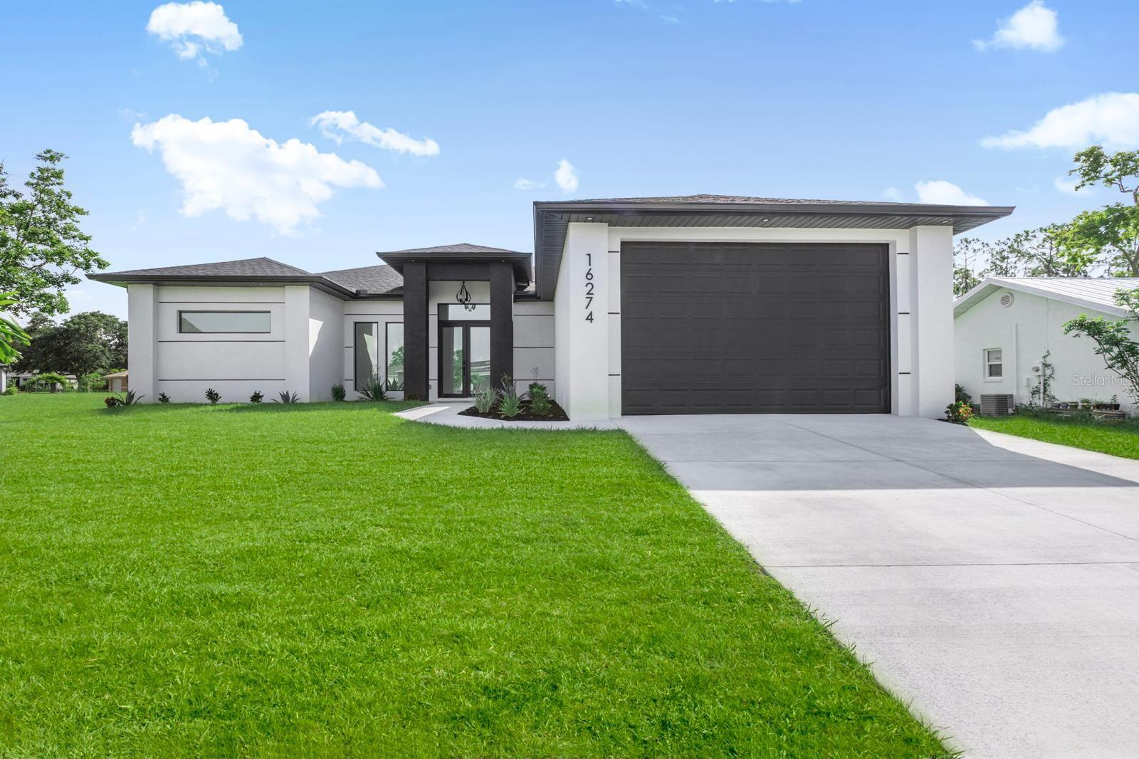 Welcome to your dream home in Punta Gorda! This stunning single family home boasts 3 bedrooms, 2 bathrooms, and a 2 car garage. The modern kitchen features stainless steel appliances, quartz countertops, custom acrylic cabinets, and tile flooring throughout. The spacious master bedroom includes a luxurious walk-in closet and a beautifully appointed ensuite bathroom. With brand new washer and dryer, custom closets, and an open concept layout, this new construction home is perfect for entertaining and comfortable living. Don't miss out on the opportunity to make this your forever home!