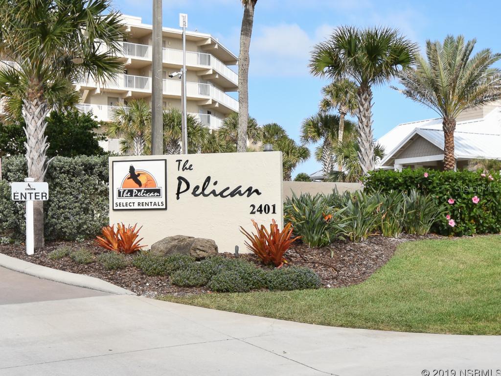 Stunning DIRECT OCEANFRONT 2 bed / 2.5 bath townhome at The Pelican. Enter and prepare to be greeted by UNOBSTRUCTED VIEWS of the ocean and beach. This turnkey unit has been completely renovated with nothing left untouched from ceilings to floors and everything in between. Kitchen w/wood cabinets, quartz counters, glass mosaic backsplash, and stainless appliances. Ensuite bedrooms located upstairs away from living areas allowing for privacy & relaxation. The master shares the same view as the downstairs living areas - open the master bedroom sliders and let sounds of the ocean lull you to sleep. Newer A/C & water heater (2016). The Pelican has the reputation of being one of the best managed properties in NSB. Their well-managed HOA on top of a strong on-site property management & rental office make this condo a great investment. Property has a resort like feel with amenities including clubhouse, oceanfront pool area with two pools (one heated seasonably), shuffleboard, and gas grills. Walk or ride your bike to Flagler Ave or nearby restaurants. Bring your toothbrush & bathing suit but hurry - this one will not last long! All information is assumed accurate but not guaranteed. Buyers and agents are advised to verify facts important to them. ;LocationDescription: Condo ;Water: City