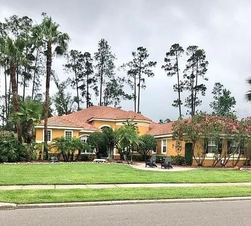 Discover your dream rental in a prestigious gated community! This magnificent and spacious home boasts 3,038 sq ft of luxurious, all-tile living, offering both elegance and easy maintenance.

Designed for comfort and entertaining, the home features 4 bedrooms and 3 bathrooms, plus a rare 3-car garage. The expansive layout includes a formal dining room, a bright great room, and a cozy family room.

The heart of the home is the chef's kitchen, which is truly massive and includes a central island and a convenient breakfast bar. Enjoy casual meals in the eat-in kitchen area. Stainless steel appliances are included: a refrigerator, stove, dishwasher, and microwave. The separate utility room also comes equipped with a washer and dryer.

Step outside to your private sanctuary: a stunning screened-in pool perfect for year-round enjoyment and relaxation. Pool care is included. Beyond your property, the community amenities include access to private tennis courts.

This home is pet-friendly, pest control included and is a No Smoking property. Don't miss the opportunity to live in this highly desirable, amenity-rich environment.