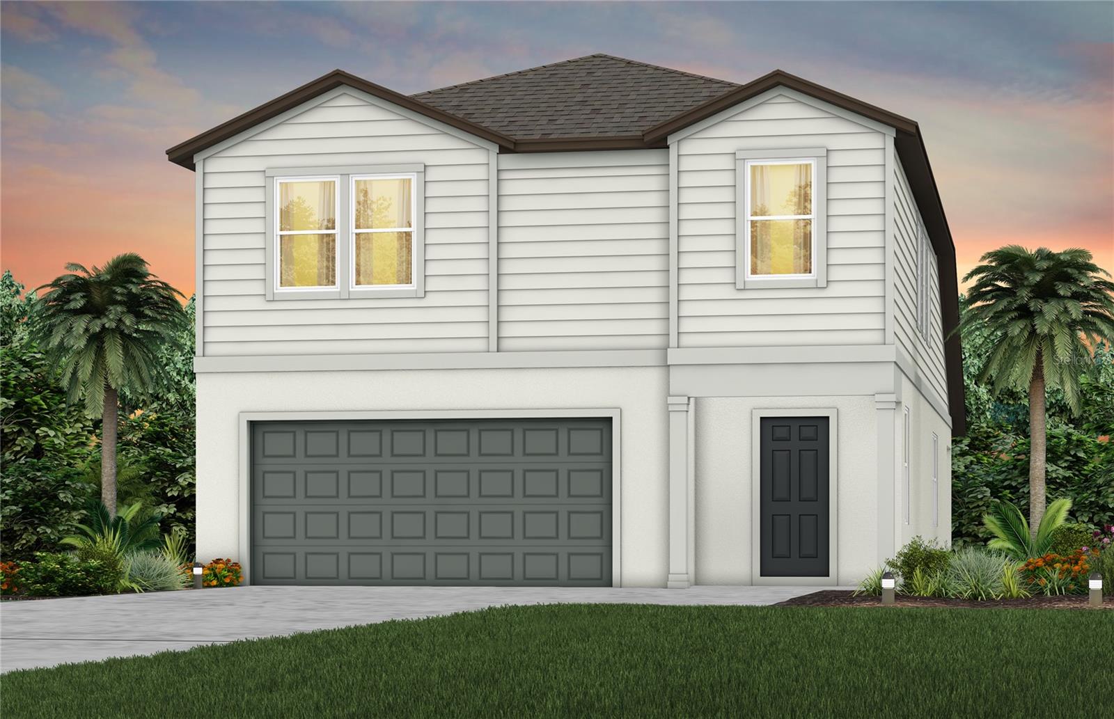 Under Construction. Pulte Homes is Selling in Riverwood! Enjoy all the benefits of a new construction home in this highly amenitized community, ideally located in Wesley Chapel. This new community will feature a resort-style pool with an open cabana, a clubhouse, a fitness center, nature trails, shared green spaces, pickleball courts, a screened-in game room, and a dog park!
Featuring the new consumer-inspired Sonora floor plan, this home has the layout you’ve been looking for. The designer kitchen showcases a large center island with a dual bowl undermount sink, modern white cabinets, quartz countertops with a 4” tiled backsplash, a walk-in pantry, and Whirlpool stainless steel appliances including a dishwasher, refrigerator, microwave, and range.
The bathrooms have matching cabinets and quartz countertops. Plus, the Owner’s bath features a walk-in shower, linen closet, and private commode. There is 18”x18” floor tile in the main living areas, baths, and laundry room, and stain-resistant carpet in the bedrooms and loft.
This home makes great use of space with a 1st-floor Owner’s suite, a versatile loft with 2 storage closets and a linen closet, a convenient laundry room with Whirlpool washer and dryer, a covered lanai, and a 2-car garage.
Additional features and upgrades include LED downlights, whole house faux wood blinds, upgraded cabinet hardware and a Smart Home technology package with a video doorbell.
