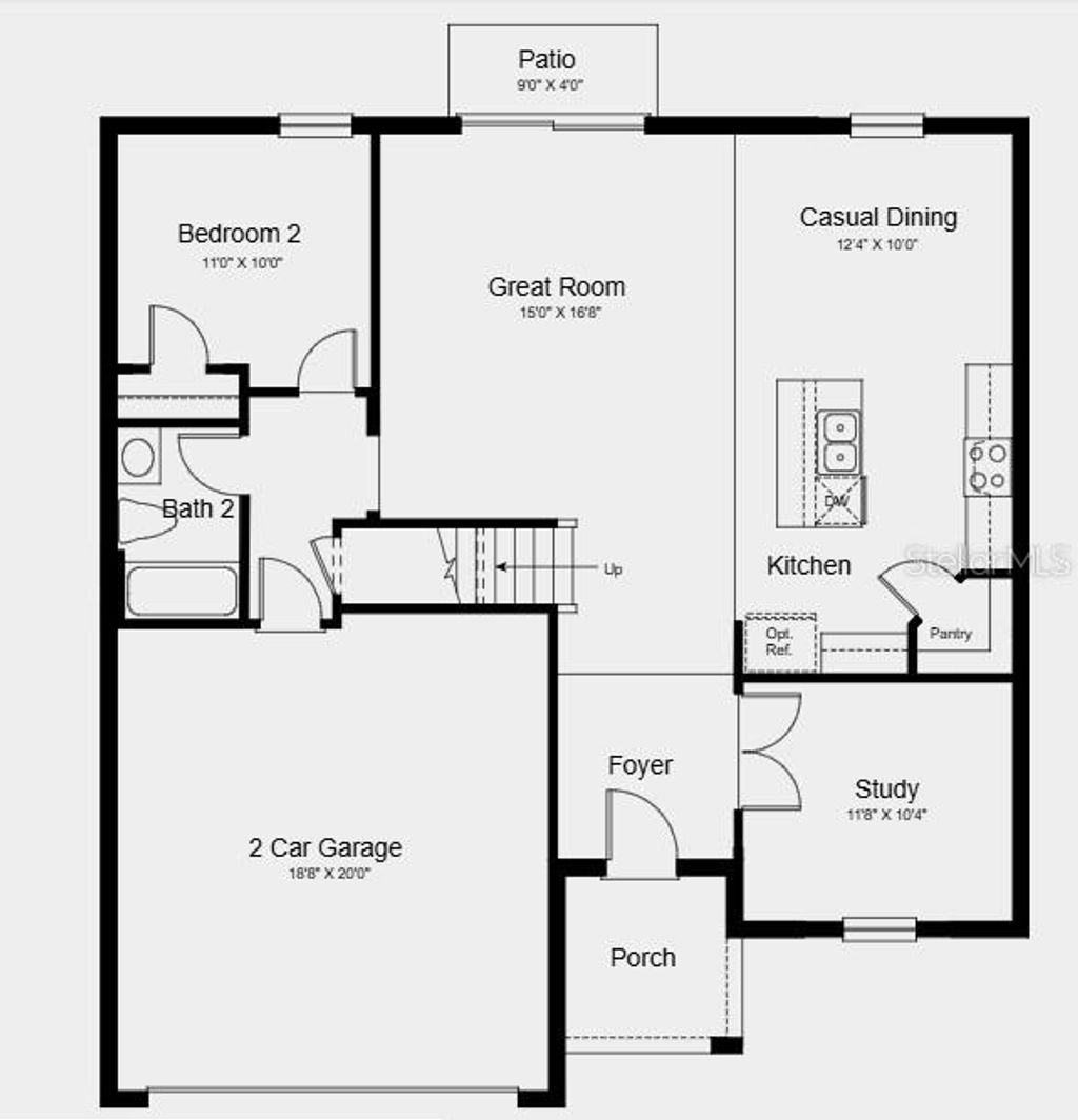 Photo of 7480 Sandstone Drive, Groveland, FL 34736 (MLS # O6400619)