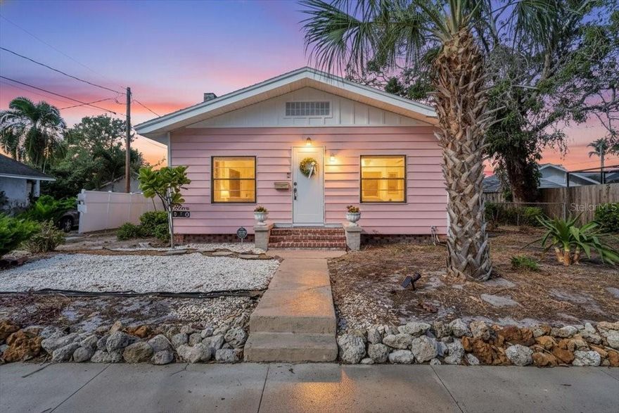 What a rare find!!! Nestled in the heart of the historic Ware's Creek district you will find this charming 2/2 1925 cottage. Once inside, you are welcomed with warm wood floors and a block fire place. Ample space throughout with a flex/office space perfect for someone that is looking to work from home or a craft room. Updated bathrooms and a functional kitchen make this a great opportunity to unpack and start living. You are minutes from downtown Bradenton and all that this wonerful city has to offer, from farmers markets to gorgeous sunsets on Anna Maria. Here is you chance to own a slice of history in one of the most desireable areas in Manatee county.