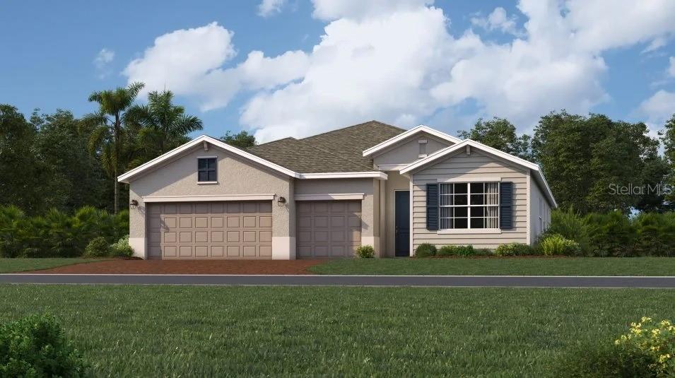 Under Construction. Discover the allure of Lennar's single-family homes at Turnleaf, just an hour’s drive to the picturesque beaches and endless adventures in Punta Gorda, FL. Embrace an active and healthy lifestyle with an array of exclusive amenities including a clubhouse, swimming pool, pickleball court, playground and bocce court. This single-story home features a dining room tucked to the side of the open space kitchen and breakfast nook, followed by a Great Room that extends to the covered lanai for outdoor opportunities. In addition to the owner’s suite with a spa-like bathroom, there are three bedrooms and a three-car garage for extra storage space. Experience Brightwater Lagoon, where life feels like an endless day at the beach. This stunning master-planned community offers six acres of crystal clear water surrounded by sand, swim-up bars and sunset views. Prices and features may vary and are subject to change. Photos are for illustrative purposes only. Estimated delivery date is Nov/Dec 2025.