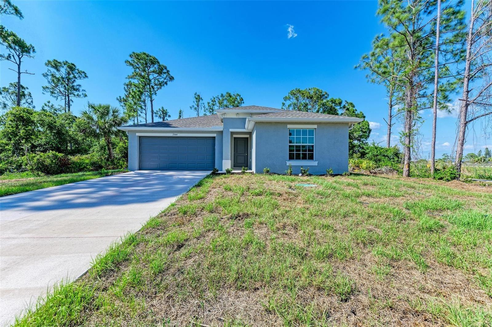 Don't miss the opportunity to live in this stunning new home built by Lennar Homes, featuring the popular Hartford split floorplan with 1,941 square feet of air-conditioned living space. The spacious kitchen is perfect for both everyday living and entertaining, offering a walk-in pantry, a large center island with additional seating, and a formal dining area. The bright and open family room is filled with natural light from oversized windows, creating a warm and inviting atmosphere ideal for gatherings. The luxurious owner’s suite includes dual sinks, a tub and shower combo, and generous walk-in closets. Three additional bedrooms share a second full bathroom, providing plenty of space for family or guests. A covered back patio extends the living space outdoors, and a 2-car garage adds convenience and storage. Schedule your tour today!