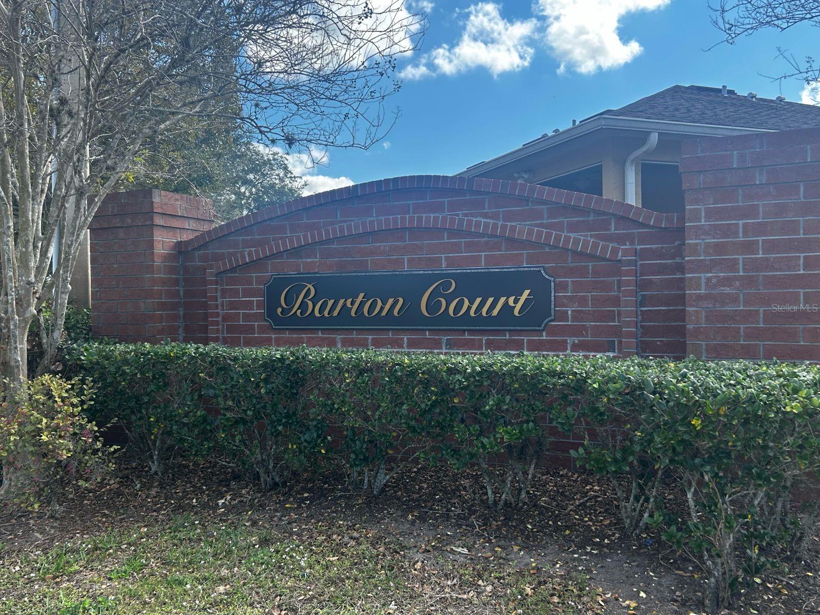 BARTON COURT - Residential Lease