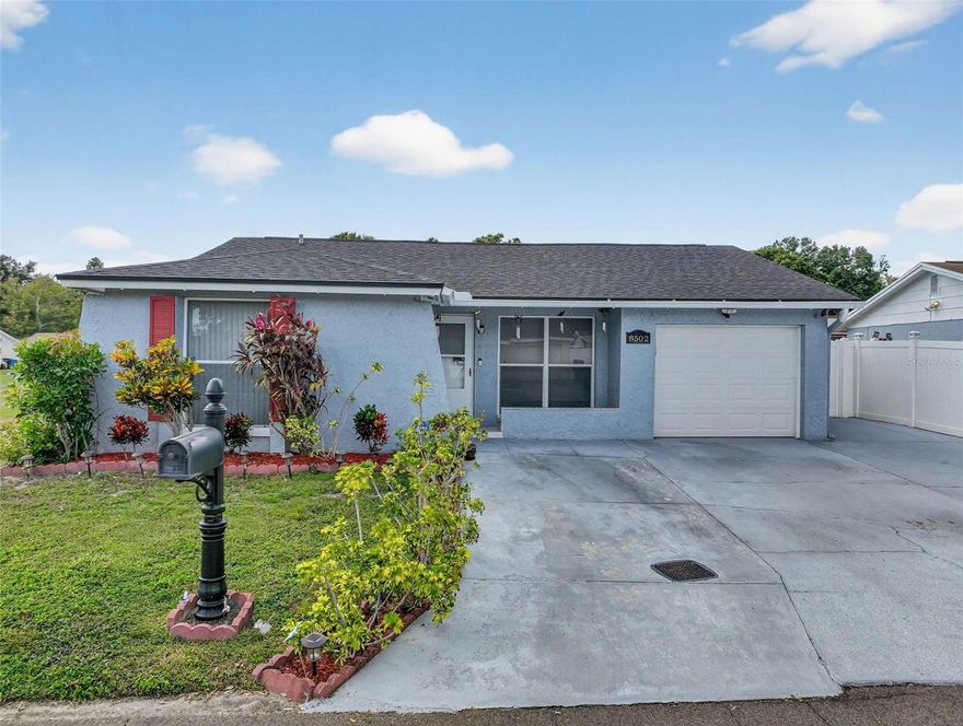 Beautiful move-in ready home in a prime and central Tampa location! This corner-lot property features 2 independent bedrooms and 2 full bathrooms. The kitchen boasts elegant granite countertops and opens to a spacious family room that’s perfect for entertaining or relaxing. The family room is large enough to be converted into an additional bedroom, providing great flexibility for future needs.
This home features high ceilings, adding a greater sense of space and brightness throughout. It also includes a one-car garage and a large paved driveway with space for up to four additional vehicles.
The patio area is fully cemented and includes a covered terrace that was recently remodeled, featuring a ceiling fan and plenty of space for outdoor gatherings or family activities. The paved backyard makes it an excellent low-maintenance option for those who prefer not to deal with lawn care, offering a clean and versatile outdoor environment.
Recent updates include a newer roof (4 years old) and an A/C system that’s only 2 years old, along with new ceiling fans throughout the home. The property is not located in a flood zone, has no HOA, and no CDD restrictions, offering peace of mind and flexibility for the new owner.
This home sits in one of Tampa’s most convenient and accessible areas — less than 10 minutes from Tampa International Airport, less than 15 minutes from Raymond James Stadium, just one minute from Waters Avenue, and right next to Veterans Expressway (589). Its central location provides quick access to major roads, shopping plazas, restaurants, and entertainment.
Whether you’re looking for your primary residence or a great investment opportunity, this property is the perfect blend of comfort, functionality, and location.