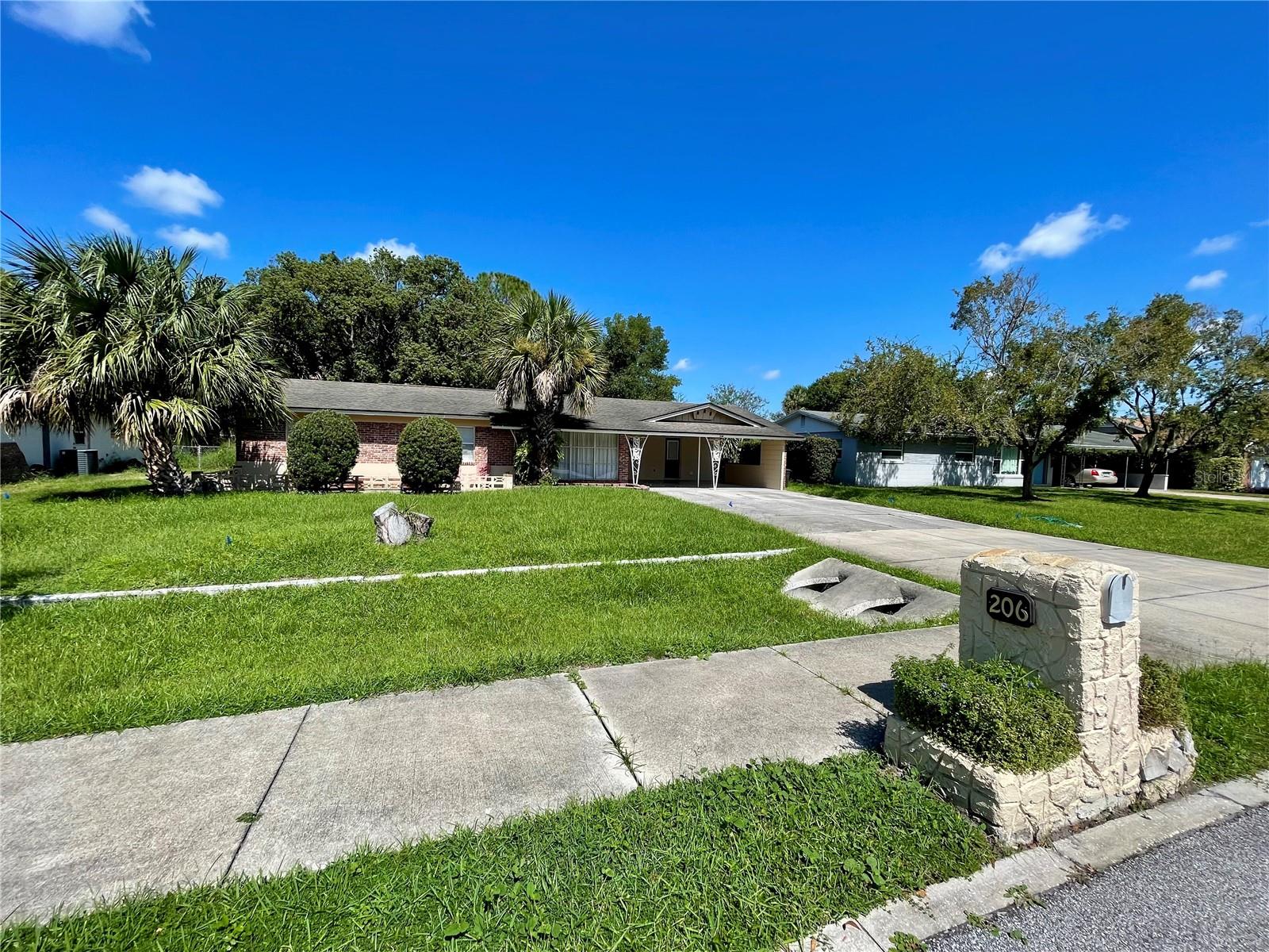 Altamonte Springs Rental Home located in the Community of Town & Country Estates. This RENOVATED 3 Bedroom, 3 Bath home sits across the street from Prairie Lake and offers a beautiful view of the lake from the front porch. Kitchen has been complete REMODELED with Granite Counter Tops, and Glass Tile Back Splash, Light Fixtures and Appliances. Home also features Newer Plumbing, Toilets, Hot Water Heater, Utility Sink, and Master Bath Vanity. This gem also features a 2 car Carport, Eat-in Kitchen, Ceiling Fans, Inside Utility Room, Florida Room, Fenced Back Yard, and Terrazzo Flooring Throughout. Appliances included: Dishwasher, Disposal, Microwave, Range, and Refrigerator. Lawn Services included. GREAT SEMINOLE COUNTY SCHOOLS!!!!
MOVE IN REQUIREMENTS: Credit Score +675. Complete online Non-Refundable Application at webiste, $60/adult. All adults must apply. Funds due for move-in: First Month's Rent, Security Deposit applicable with full approval. Supporting documents required: Last 2 Month's Bank Statements, Pay Stubs, W2..
Single Family Home. Owner will consider 1 small pet with $500 Pet Deposit. Per Owner Approval, No Aggressive Breeds. Shed is Excluded.