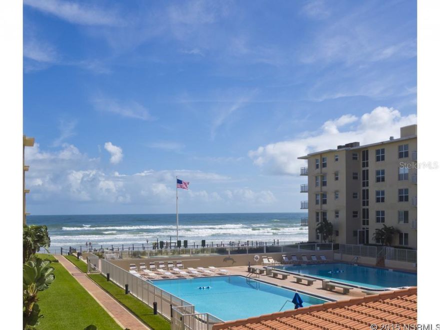 Beach Lover, Become a Beach Owner of this Furnished Ocean view 2/2 condo Priced Right ! It's on the 2nd floor of Sea Coast Gardens II.  There is ocean view from balcony and master bedroom of the condo.Sea Coast Gardens II is a sound investment complex with an onsite management company. The recent condo renovations include new stairwells, balconies, railings, paint, and concrete throughout. Sea Coast II condominium is directly on the no-drive south beach and has 2 large pools, lighted shuffle board courts, an open clubhouse, outdoor grills, and 1 reserved parking spot per condo. ;LocationDescription: Condo ;Water: City