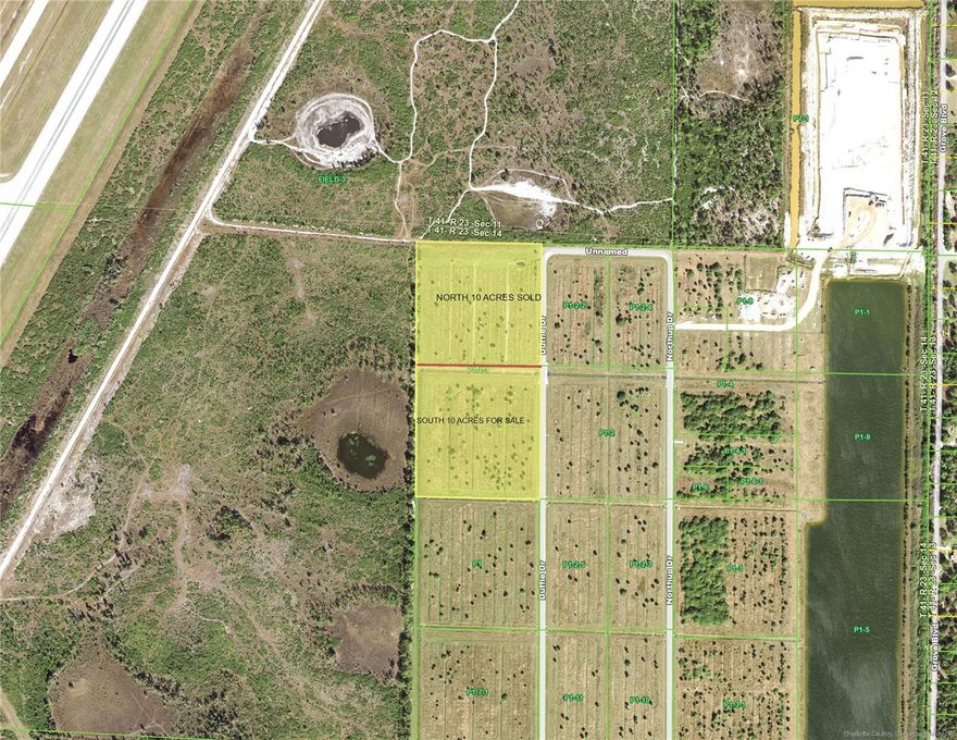 South 10 Acres Available, Located in the Airport Commerce Park, Industrial Site with Utilities, you will be in Close Proximity to the I-75 and Jones Loop Interchange along with the Punta Gorda Airport.