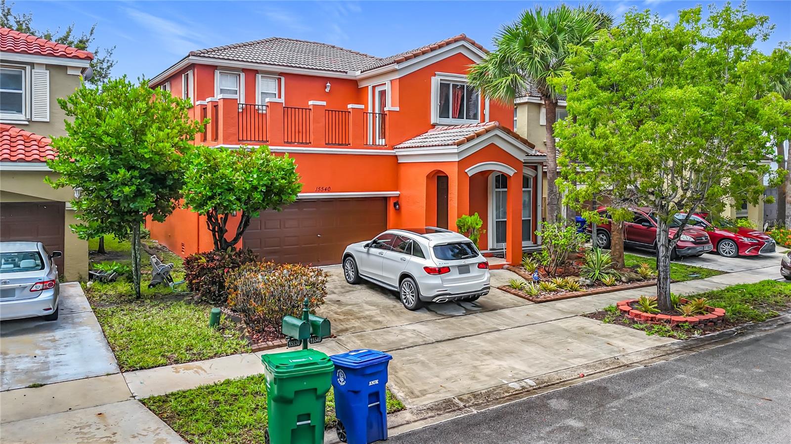 Welcome to this beautifully maintained 3 bedroom, 2.5-bath home in the prestigious gated community of Riviera Isles in Miramar. Situated on a peaceful street with east-facing backyard views, this two-story residence offers an ideal blend of comfort, functionality, and style. Step inside to soaring ceilings and a spacious open floor plan. The formal living and dining rooms flow seamlessly into a large kitchen with wood cabinetry, stainless steel appliances, and a convenient breakfast area. The adjoining family room opens to a private backyard. Upstairs, you’ll find a generously sized primary suite with walk-in closet and en-suite bath featuring dual vanities, a soaking tub, and a separate shower. 2 additional bedrooms share a well-appointed full bath.