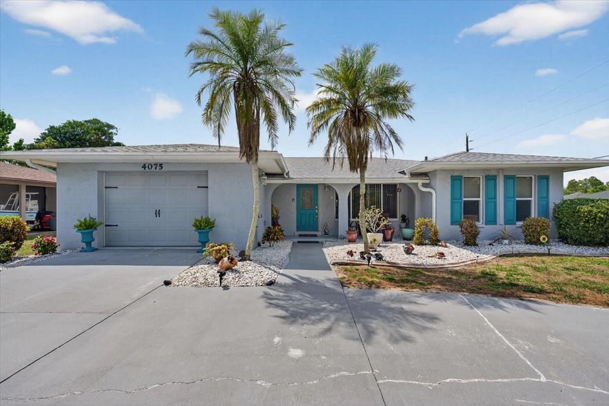 Welcome to this beautifully maintained home being offered fully furnished and move-in ready. It is nestled in a quiet and desirable area of Punta Gorda, minutes away from the water. From the moment you arrive, you’ll appreciate the inviting curb appeal, oversized driveway, and spacious lot offering room for your boat, RV, or additional parking. This home is one of 9 in the 55t community that share a pool and grounds maitenance. 
Upon entering you"ll discover a bright, updated and open-concept layout with luxury vinyl flooring, neutral tones, and abundant natural light throughout. The main living areas are generous in size, offering flexibility for both everyday living and entertaining. The large living room flows seamlessly into the dining space and kitchen, creating a comfortable and functional layout.
The kitchen features brand new wood cabinetry, generous updated stone counter tops, with a new breakfast bar, perfect for casual dining. All of the appliances are 2.5 years old with tile flooring. Just beyond, a spacious enclosed lanai/sunroom provides additional living space—ideal for relaxing, entertaining, working  or enjoying Florida’s year-round sunshine the laminate flooring, ac and sliders are all new.  The room has been permitted under roof with an additional 520 square feet added for flexible spce for the new owner. 
The home offers spacious bedrooms, each large enough to comfortably accommodate king-size beds or multiple sleeping arrangements
The updated bathroom showcases modern finishes, including a walk-in glass shower and stylish vanity, giving the space a clean and refreshed feel. Step outside to enjoy a large backyard with room to expand, garden, or simply unwind. Just beyond the property, you’ll find access to a well-maintained community pool, offering resort-style relaxation without the upkeep.
Located just minutes from I-75 and Tamiami Trail, this home provides easy access to shopping, dining, beaches, and boating. Plus, you’re  close to the water—perfect for enjoying the Florida lifestyle
This is Florida living made easy—schedule your private showing.

Significant upgrades include:
A/C system 5-6 years old,PGT impact windows,  hot water heater 5-6 years old , updated vinyl flooring, new roof, new enclosed lanai,area. fully air conditoned with it own unit, freshly painted.  The community pool area a has been all updated as well.