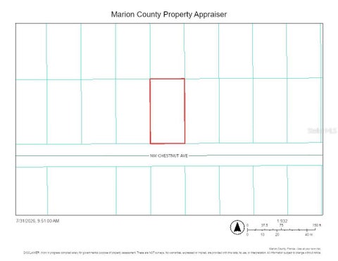 Tiny photo for 0 NW Chestnut Avenue, Dunnellon, FL 34431 (MLS # OM729400)