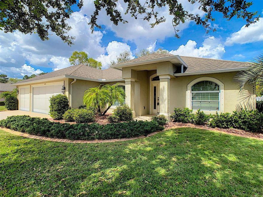 Immaculate!! The house is sparkling as nobody has ever lived in full time, and nothing needs to be done as it has been very well taken care of! The one owner picked many of the upgrades from the builder, and added even more. When you walk in, you will see the same tile throughout the house, and a granite counter top in the kitchen. Progressing through the house, you will walk into the master bedroom where the closets have been custom built for organized storage. In one of the bedrooms you will discover a large office area with a built in desk, and a Murphy bed for extra visitors. The enclosed screen deck will help you to relax with the newer and well maintained Jacuzzi.  There is a 3 car garage with screen doors, painted floor, and plenty of room for the family toys. You will also be able to work at the work station and rinse your hands in the custom built in sink in the garage. Everything in this house has been picked to last with a minimum of maintenance. ;Water: City