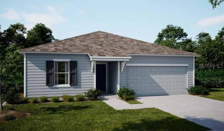 Pre-Construction. To be built. Perfectly positioned in SW Gainesville within a top-rated school zone, the Magnolia plan in Oakhaven Walk brings together modern design, everyday comfort, and a highly desirable location with an estimated 5–7 month build time. This boutique community of just 18 homesites features scenic walking trails and a peaceful atmosphere, all just 3.9 miles from Tioga Town Center and moments from the University of Florida, downtown Gainesville, and Celebration Pointe.

Step inside to a welcoming foyer that opens to a bright, thoughtfully designed single-level layout where style and functionality come together seamlessly. The kitchen is a true focal point, showcasing granite countertops, a spacious center island, and a pantry that enhances both beauty and efficiency. Luxury vinyl flooring flows throughout the entire home, creating a clean, cohesive look.

The owner’s suite provides a quiet retreat with dual vanities, a walk-in shower, and a generous walk-in closet. Three additional bedrooms add versatility and share a full bath with a tub and shower combination. A centrally located laundry room and mudroom just off the spacious two-car garage add convenience to daily routines.

Outdoor living shines with a spacious backyard, lush landscaping, and an irrigation system designed to keep everything looking its best. Smart Home features elevate the experience, including a Ring Video Doorbell, Smart Thermostat, Keyless Entry Smart Door Lock, and Deako switches. Architectural shingles and a full builder warranty add lasting value and peace of mind.

A refined blend of upgraded features, modern technology, and an exceptional location makes this Magnolia plan in Oakhaven Walk truly stand out.