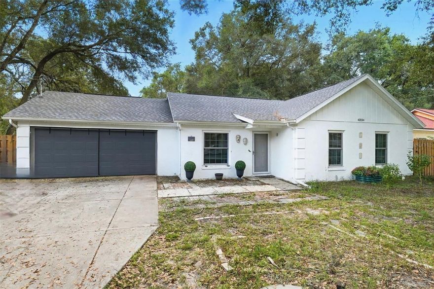 Welcome to your beautifully updated retreat in the heart of Lady Lake, Florida and just minutes from The Villages. This charming 3-bedroom, 2-bathroom home effortlessly blends modern comfort with cozy living. As you step inside, you are greeted by an open and inviting space illuminated by natural light, which highlights the elegant luxury vinyl plank flooring that flows seamlessly throughout the entire home. This choice offers not only timeless appeal but also unparalleled durability and ease of maintenance, making everyday living both stylish and practical.

The heart of this home is its kitchen, which has been thoughtfully designed with both form and function in mind. It boasts a modern decor with sleek cabinetry, stylish hardware, and upgraded appliances that inspire culinary creativity. Whether you're preparing a quick breakfast or hosting a dinner party, this space provides the perfect backdrop for making memories. The adjacent living area offers a warm and welcoming atmosphere, ideal for relaxing after a long day.

Step outside to discover your own private oasis, fully fenced for complete privacy and peace of mind. The backyard is a true haven, featuring a sparkling above-ground pool perfect for cooling off on sunny Florida days. As evening falls, the space transforms into a cozy retreat centered around a charming fire pit, ideal for gathering with loved ones under the stars. This outdoor sanctuary, combined with the home’s thoughtful updates, creates a lifestyle of comfort and leisure just waiting to be enjoyed.