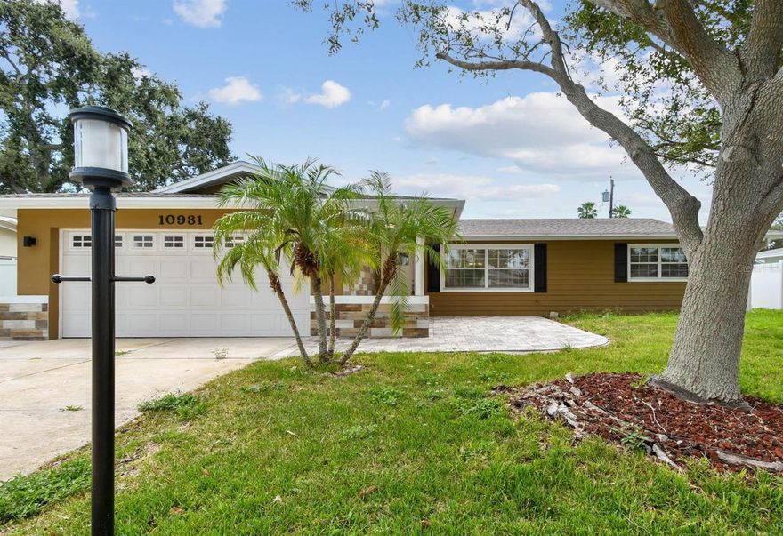 Welcome Home to Desirable Hillcrest Manor! This home offers a great opportunity to move right in and update at your own pace while building equity—surrounded by homes selling $600K+.  2025 ROOF, freshly painted inside and out, along with a deep clean. Enjoy an oversized primary suite featuring a spacious walk-in closet, huge primary bathroom, plus extra storage in a large outdoor sheds.  Ideally located just 2 miles FROM THE BEACH and close to shopping and dining, this home also falls within the highly rated Oakhurst Elementary school.  It is perfectly situated in a non-evacuation zone. A rare combination of location and value—don’t miss it!