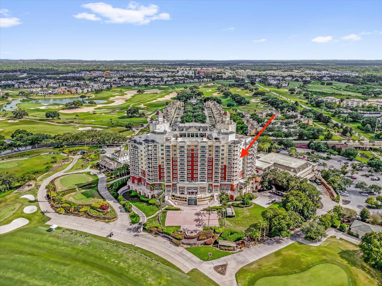 Fantastic 2 bed 2 bath FULLY FURNISHED condo with AMAZING GOLF VIEWS and nightly DISNEY FIREWORKS from the 237 Sq. Ft. balcony located on the 7th Floor of the Reunion Grande! Recent updates to this beautiful condo include NEW luxury plank flooring in the bedrooms NO CARPET!, a BRAND NEW state of the art refrigerator, NEW furnishings and fixtures. The Spacious Primary Bedroom as well as the Guest Bedroom include double closets, dual sinks, a walk-in shower and Garden tub. You will appreciate the welcoming smiles of the doormen as you arrive home. There is also valet parking & front desk concierge as well as Starbucks coffee & gift shop available for your convenience. The Reunion Grande offers several delicious dining experiences including a Sushi Bar & the 7593 Chophouse both located on the Lobby Level. On the 11th floor there is a rooftop Tapas style restaurant serving a wide variety of delicious cuisine. Sip Savor and relax expansive outdoor space that includes fireplace and pool. Located adjacent to the hotel, enjoy you will find the Clubhouse also serving Breakfast Lunch & Dinner. The Cove & Seven Eagles Pool Pavilion & fitness center are a short walk from the Grtande as well. This condo can be a primary residence, second home or vacation rental property. Great location in the heart of Reunion, a Must See! **ACTIVE REUNION RESORT MEMBERSHIP ASSOCIATED** This property has an ACTIVE MEMBERSHIP which is transferrable to the next owner. Reunion Resort is a 2,300 acre Resort and Golf Community with three championship signature golf courses, a multimillion dollar waterpark located just 6 miles from DISNEY and the parks, 20 minutes to the Orlando International Airport and easily accessible to the major highways.