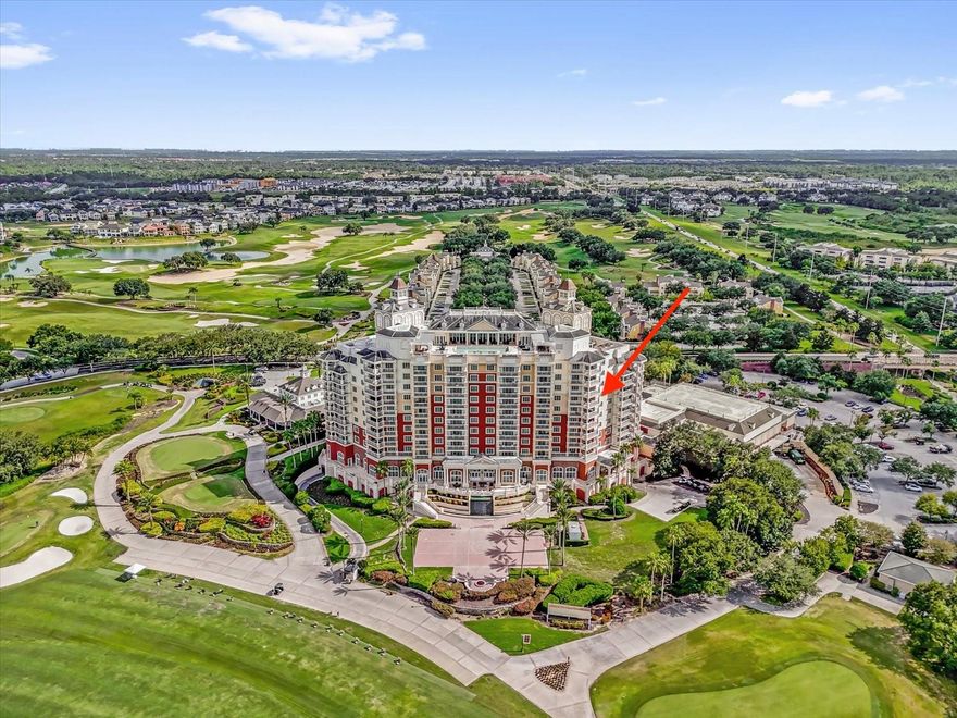 Fantastic 2 bed 2 bath FULLY FURNISHED condo with AMAZING GOLF VIEWS and nightly DISNEY FIREWORKS from the 237 Sq. Ft. balcony located on the 7th Floor of the Reunion Grande! Recent updates to this beautiful condo include NEW luxury plank flooring in the bedrooms NO CARPET!, a BRAND NEW state of the art refrigerator, NEW furnishings and fixtures. The Spacious Primary Bedroom as well as the Guest Bedroom include double closets, dual sinks, a walk-in shower and Garden tub. You will appreciate the welcoming smiles of the doormen as you arrive home. There is also valet parking & front desk concierge as well as Starbucks coffee & gift shop available for your convenience. The Reunion Grande offers several delicious dining experiences including a Sushi Bar & the 7593 Chophouse both located on the Lobby Level. On the 11th floor there is a rooftop Tapas style restaurant serving a wide variety of delicious cuisine. Sip Savor and relax expansive outdoor space that includes fireplace and pool. Located adjacent to the hotel, enjoy you will find the Clubhouse also serving Breakfast Lunch & Dinner. The Cove & Seven Eagles Pool Pavilion & fitness center are a short walk from the Grtande as well. This condo can be a primary residence, second home or vacation rental property. Great location in the heart of Reunion, a Must See! **ACTIVE REUNION RESORT MEMBERSHIP ASSOCIATED** This property has an ACTIVE MEMBERSHIP which is transferrable to the next owner. Reunion Resort is a 2,300 acre Resort and Golf Community with three championship signature golf courses, a multimillion dollar waterpark located just 6 miles from DISNEY and the parks, 20 minutes to the Orlando International Airport and easily accessible to the major highways.