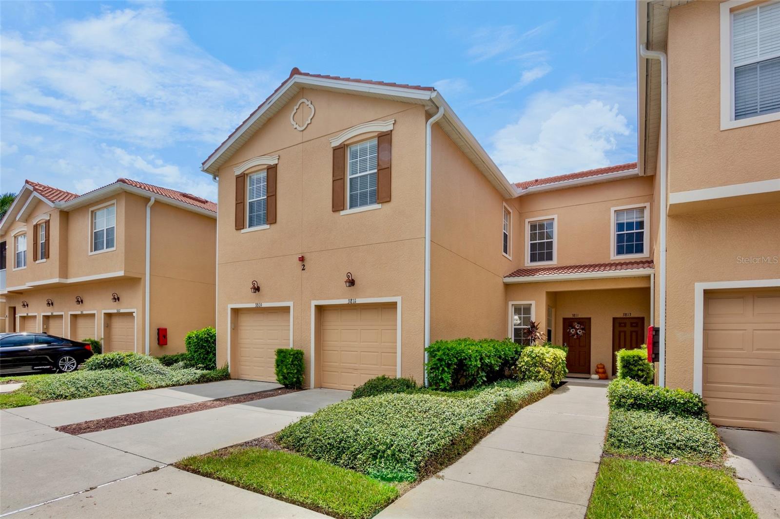 Welcome home! Nestled within the Parkridge community, this beautiful and thoughtfully designed residence features all three bedrooms along with a bonus room upstairs for maximum privacy. The home boasts a freshly painted interior, light and bright living spaces, and no carpet in the entire unit, enhancing its clean and modern feel. Downstairs, you'll find spacious living and entertaining areas, complete with a convenient powder room and screened lanai. The kitchen showcases granite countertops and wood kitchen cabinets, perfect for cooking and gathering.
This home also offers an attached one-car garage and plenty of storage. There are NO CDD fees, and the LOW HOA fee includes water, sewer, trash pickup, basic cable, a heated community pool, pool maintenance, exterior maintenance (including roof), groundskeeping, landscaping, three entry gates, and a management company.
The community boasts a prime location close to everything Sarasota has to offer—just minutes from the Sarasota/Bradenton Airport, I-75, UTC Mall, gorgeous beaches, world-class arts and entertainment, shopping, dining, parks, and so much more!
Don’t miss this incredible opportunity to live in a beautiful home in the heart of Sarasota! Whether you're seeking a full-time residence or a vacation retreat, this property has it all. Schedule your appointment today!