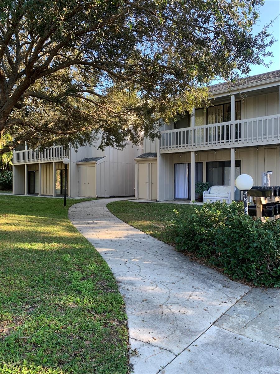 This unit is located minutes from downtown. Located in Cordova Gardens. This unit is right across from the community pool. It is a a two bedroom two bathroom ground floor unit. Living and Dining Room are combined and have sliding glass doors. A small lanai is screened by the kitchen and guest bedroom. There is also an open patio along the Living Room. The kitchen has a small area for a table and chairs. New carpet was just installed. No Pets. No smoking inside unit or anywhere in the community. No trucks, motorcycles, RV's, boats or any kind of trailers. Short drive to downtown, beaches, restaurants, etc.