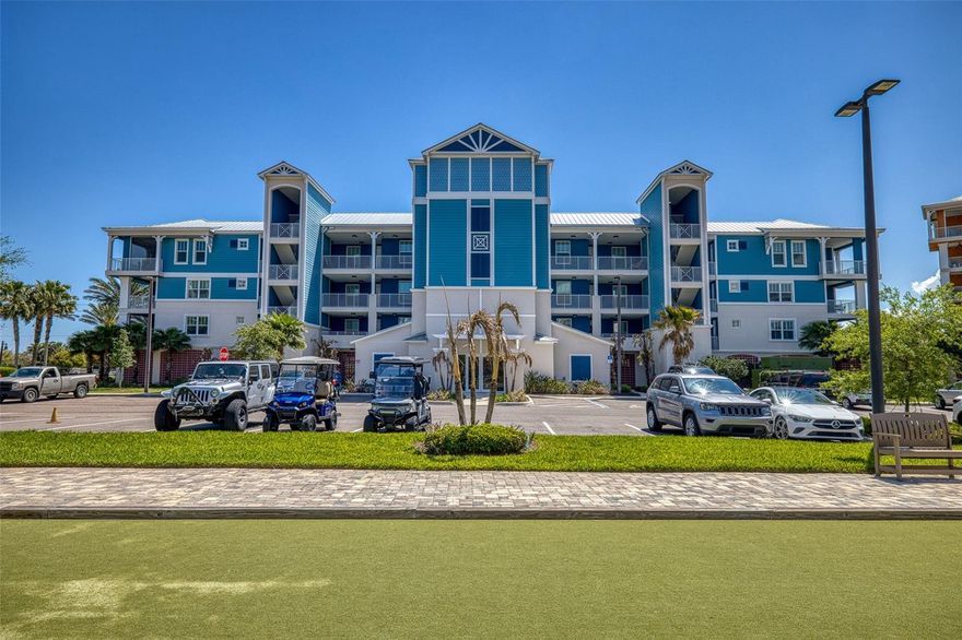 Welcome to Riverwalk living at its finest! This beautifully maintained 2-bedroom, 2-bath condo in Unit 402 offers two assigned parking spots in the garage, stunning water views and a relaxed coastal lifestyle in the heart of New Smyrna Beach. Located on the fourth floor, this light-filled unit features an open-concept layout with spacious living and dining areas, perfect for entertaining or unwinding after a day at the beach.

The kitchen is well-appointed with ample cabinetry and counter space, seamlessly flowing into the main living area. Step out onto your private balcony and enjoy peaceful views of the Intracoastal Waterway — the perfect spot for morning coffee or evening sunsets.

The primary suite offers a generous layout, walk-in closet, and en-suite bath, while the second bedroom provides flexibility for guests or a home office. Additional features include in-unit laundry, two assigned parking spaces, and secure building access.

Riverwalk is a highly sought-after community offering resort-style amenities, including a heated pool, clubhouse, fitness center, tennis courts, and private marina access. Conveniently located just minutes from the beach, shopping, dining, and historic Flagler Avenue.

Whether you're looking for a full-time residence, vacation getaway, or investment opportunity, this unit checks all the boxes.