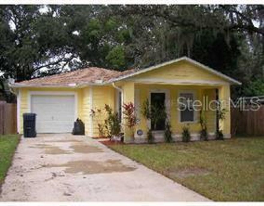 Step into this beautifully maintained 3-bedroom, 2-bath home filled with natural light and timeless charm. Featuring tile flooring throughout, a one-car garage, and a dedicated laundry room with washer and dryer, this home offers both comfort and functionality. The spacious kitchen boasts ample counter space and flows seamlessly into the open living area perfect for everyday living or entertaining. Enjoy added privacy in the fully fenced backyard, complete with a storage shed for all your outdoor tools and extras. Conveniently situated near I-275, Seminole Heights, Downtown Tampa, Raymond James Stadium, Zoo Tampa at Lowry Park, and Steinbrenner Field, you'll have quick access to the best of Tampa's dining, entertainment, and attractions. Don't miss this opportunity to live in a well-connected, vibrant neighborhood! 
Ceramic Tile
Fenced
Patio Covered
Storage Shed