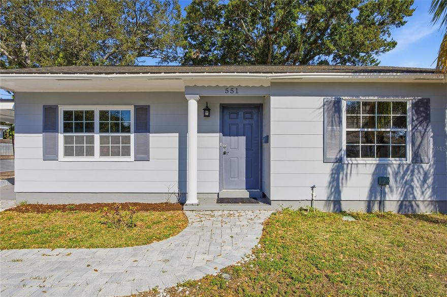 Discover this move-in ready bungalow, a true hidden gem in the heart of St. Petersburg! This beautifully updated 2-bedroom, 1-bath home offers comfort, style, and easy Florida living. Fully renovated in 2022, the home features updated flooring, kitchen, bathroom, electrical systems, and spray insulation for enhanced energy efficiency. A new roof (2025), updated HVAC system, and fresh exterior paint provide peace of mind for years to come. Enjoy your private outdoor space, complete with an outdoor shower, fenced yard, and newly paved driveway perfect for gatherings or quiet evenings. Carport covered parking, with washer/dryer hookups available for a convenient laundry day.