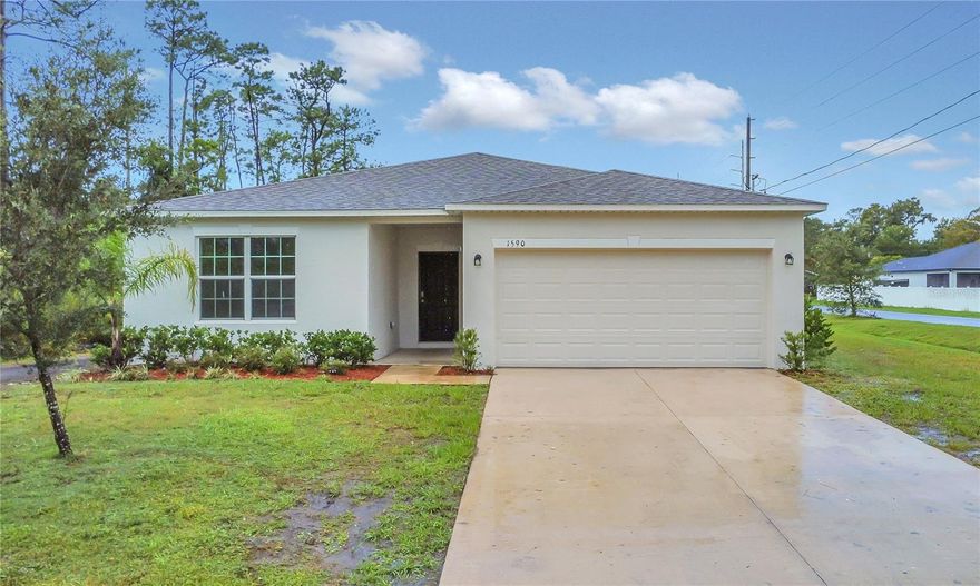 One or more photo(s) has been virtually staged. Discover this beautiful new home on a spacious 0.26-acre lot with no HOA! Boasting 4 bedrooms and 2 bathrooms, this charming residence features an open floor plan, perfect for entertaining family and friends. Modern, bright, and ready for you to move in—don't miss the opportunity to make this stunning house your new home. Schedule a visit today!