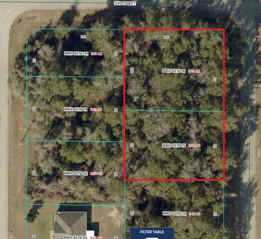 Fantastic opportunity to own a double corner lot in the beautiful Marion Oaks subdivision. Two adjacent lots totaling .53 of an acre! High and Dry and ready for you to start your building process! Call today for further information. No assignable offers
