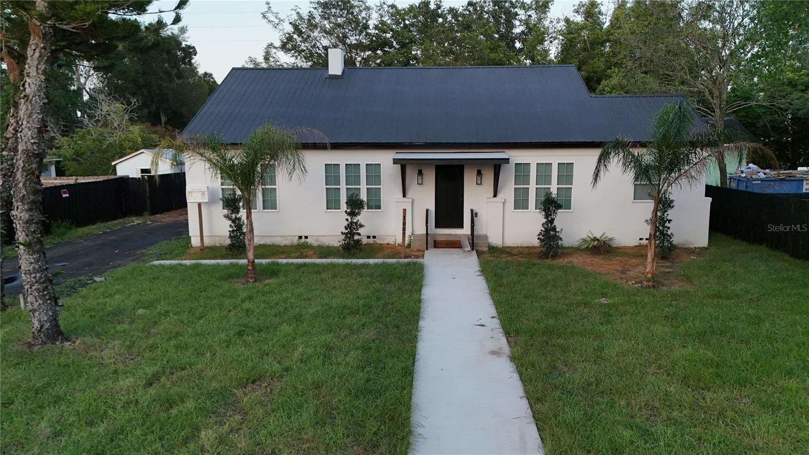 Fully renovated home with new electric, hvac, drywall, insulation, flooring, fixtures and appliances. Price is for furnished home with all new furniture. 3/2 with a bonus room that could be an office or another bedroom or whatever. bringing a modern feel in this established neighborhood. A detached garage is being built on the property. Vinyl Plank flooring brings a consistent flow throughout the house, complimented with lighting and ceiling fans offering a comfortable living space. Investors: this would make a great rental also. Walking distance to downtown Eustis with many fine eateries, Ferran Park, First Friday celebrations, George Washington Festival, etc.