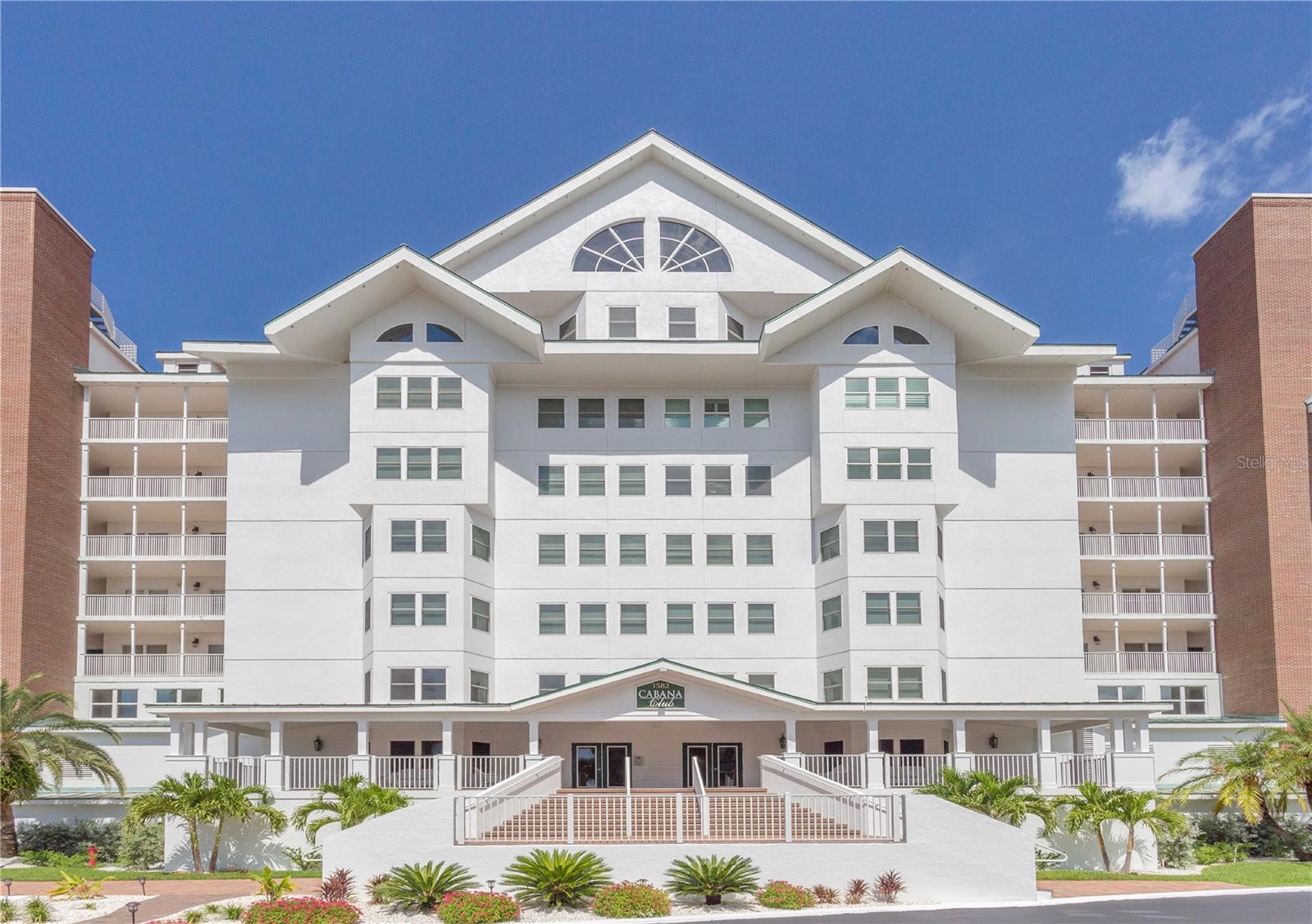 Beautifully appointed condo with Direct Gulf Front views from the minute you walk into the front door. The large 2BR/2BA with a den or flex space(could be easily converted to a 3rd bedroom). The condo has new hurricane glass doors and electric roll down hurricane shutters on the outside of your Direct Gulf Front balcony. Luxury vinyl flooring and many updates throughout your new home! The Cabana Club is a beautiful Key West style complex is gated with secured entry doors. Under building parking and generous guest parking in front of the building. There is a Geothermal heated pool and fitness room with amazing direct Gulf Front views. The building just was remodeled with new impact windows, new stucco and paint along with new flooring in the hallways. Pet Friendly, you can have 2 pets up to 25 pounds. This unit is a must see.