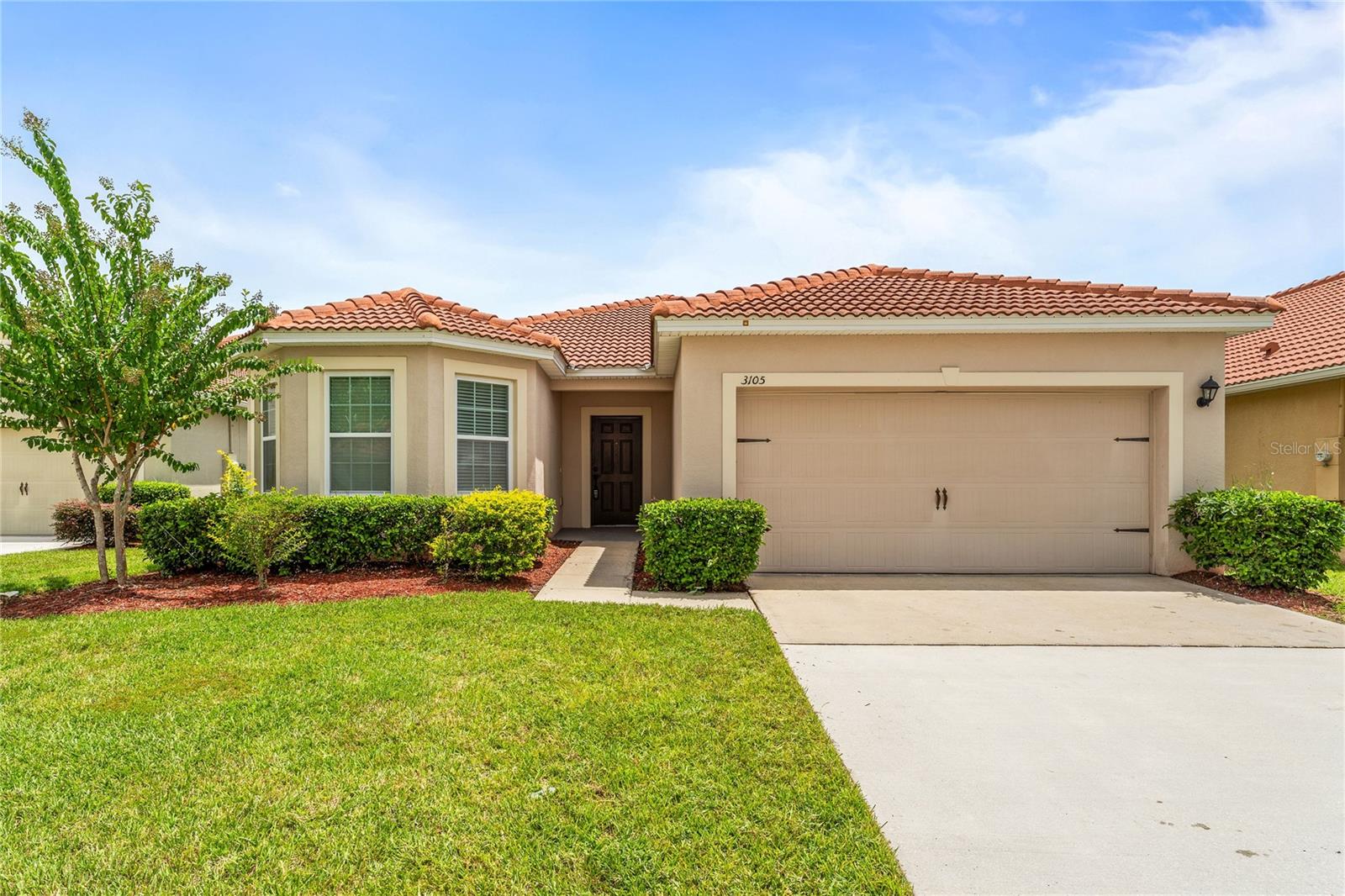 Welcome to 3105 Sangria Street, where style meets convenience in the gated Villa Sol community. This single-story home offers a warm welcome with its inviting curb appeal, and a peaceful view of the backyard perfect for relaxing evenings or weekend BBQs and play in the open spaces and nearby playground. Inside, you’ll find a bright and smooth flowing floor plan designed for easy living. The home has been upgraded with beautiful wood-look flooring throughout (no carpet!) with a kitchen that features plenty of cabinet space, beatiful granite countertops, plus stainless steel appliances for any cook's delight! Large windows bathe the home in natural light, enhancing its airy and inviting atmosphere.The split-bedroom layout ensures privacy for the primary suite, while the additional bedrooms provide space for family, guests, or a home office. The bathrooms made for comfort, including shower handrails for accessibility. Living in Villa Sol means enjoying the community amenities like a sparkling community pool, playground, a fitness center and tennis court, to name a few. Plus, you’re just minutes from Orlando’s top attractions, shopping, dining, and the airport. Whether you’re relocating, working remotely, or simply looking for a comfortable place to call home, this property delivers it all. Schedule a showing today! Tenant requirements include: minimum gross household income of 3x the monthly rent amount, a favorable background and credit screening, favorable rental history and references, proof of income/employment. A deposit (same as rent) is due upon applicant approval (within 24 hours) to mark listing as Pending. First month rent and last month's rent are due 7 business days prior to lease start date. The owner does not allow pets nor smoking in or around the home. Tenants are required to provide proof of renter's insurance and a $1/month convenience fee applies for use of management platform and tenant portal. Tenants are responsible to pay all utilities and put accounts in their name. Lease agreements are drafted by an attorney and are non-negotiable. Please review these requirements BEFORE requesting a showing. After viewing, listing agent will provide application link, upon request. Each adult over age 18 must apply. Application fee is $100 per applicant. If a tenant-prospect chooses to apply for one of our rental properties, that DOES NOT guarantee that the prospect's application will be approved. The application fee is NON-REFUNDABLE. Tenant approval is contingent on a lease start date within 35 days of application.