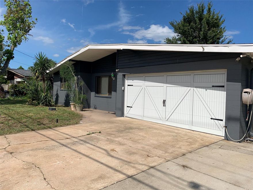 This house has 3 bedrooms, two bathrooms with an enclosed Florida room. The florida room could serve as an office or 4th bedroom if needed. The home sits on a nice sized lot with mature trees and landscaping. New insulated and weather rated garage door installed with smart remote. Its a great starter home will need new paint and flooring but its close to all that the Daytona and surrounding area has to offer. Theirs shopping and dining at and around the new Tanger outlet mall. Its located right off LPGA so its a quick commute to 95. Its also right around the corner from the Pictona pickle ball club if your a player. You should come and see if this ones for you, or also for investment opportunities could be a great rental. ;Water: City